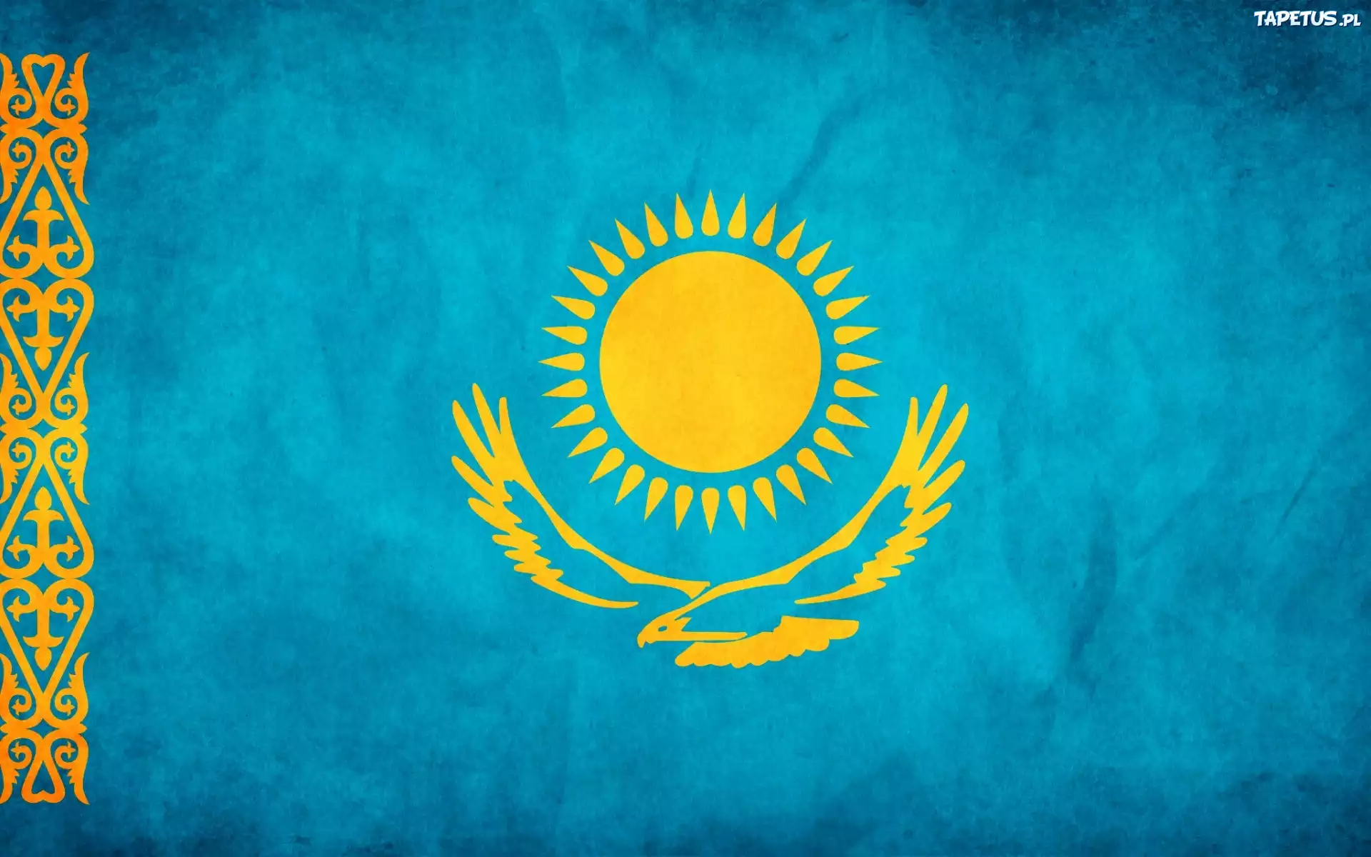 Flaga, Państwa, Kazachstan