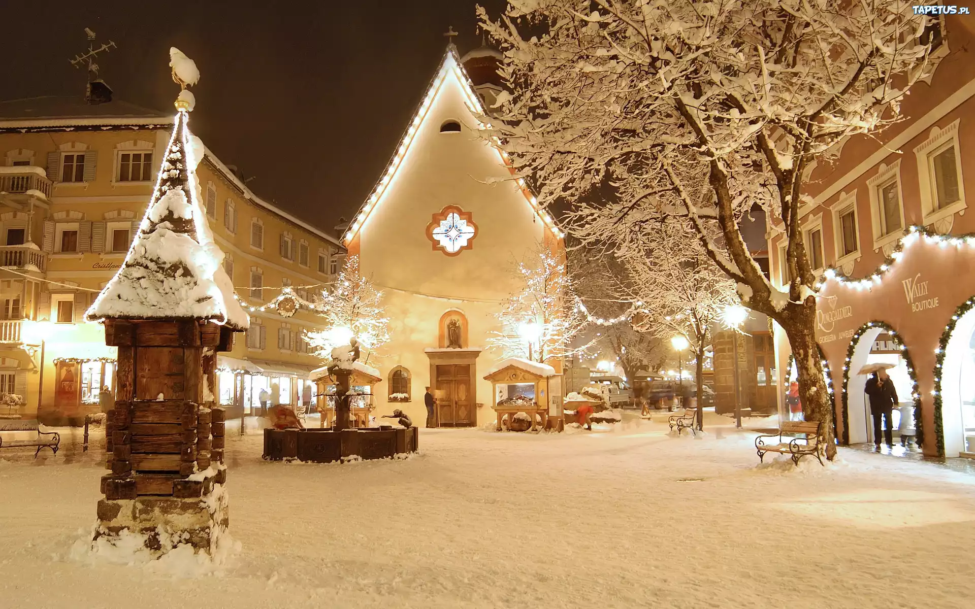 Zima, Śnieg, Miasto