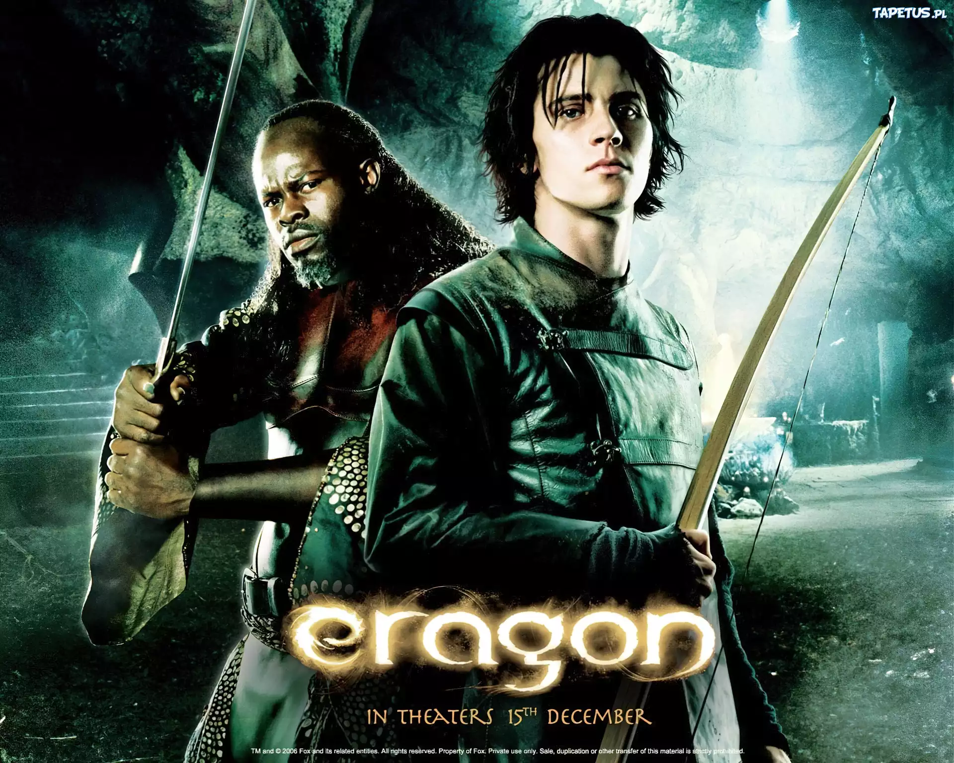 Eragon, Miecz, Łuk