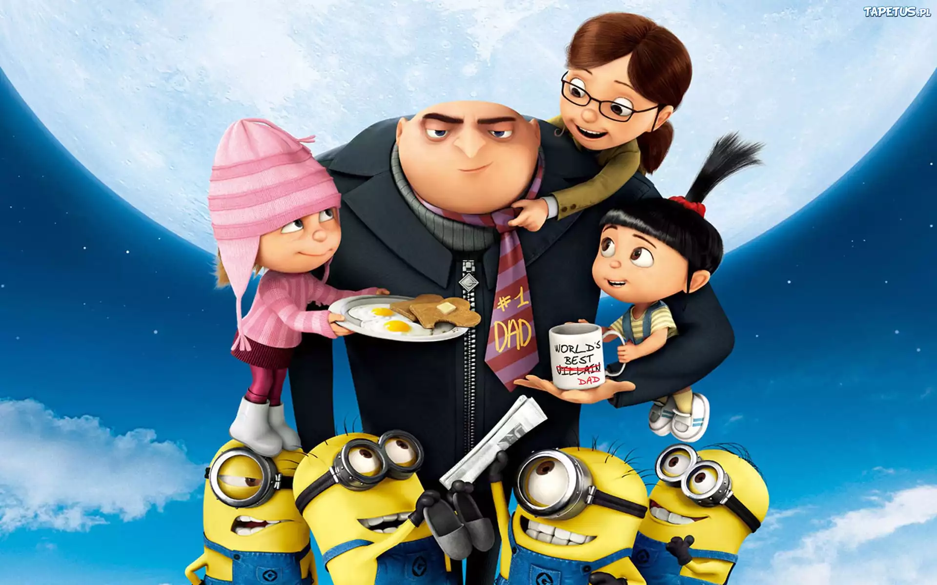 Jak Ukraść Księżyc, Bajka, Minionki