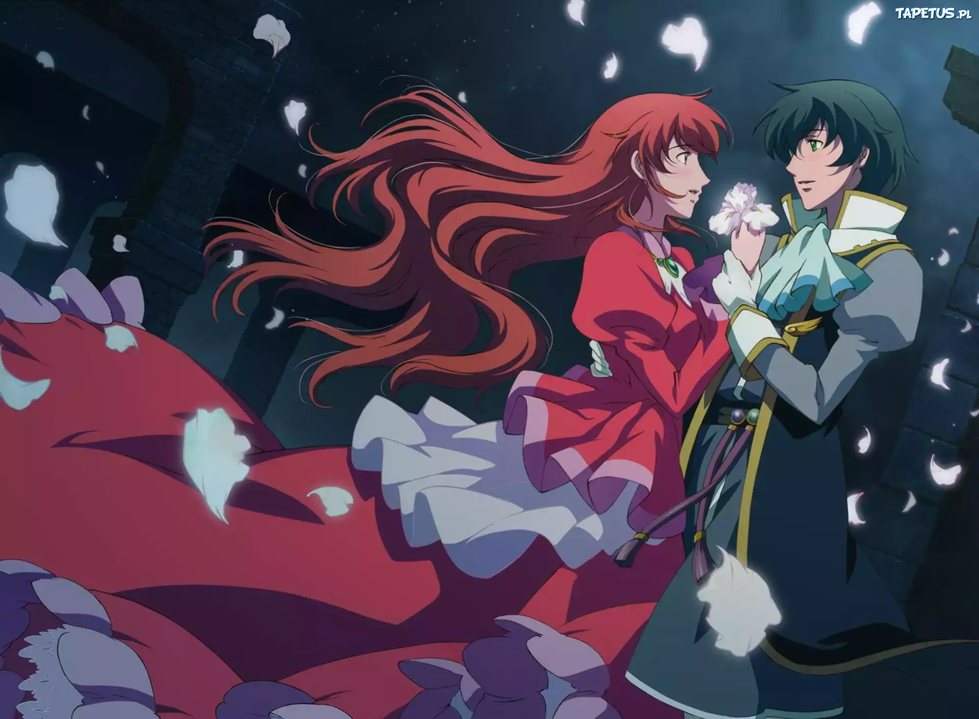 Romeo X Juliet, para, płatki