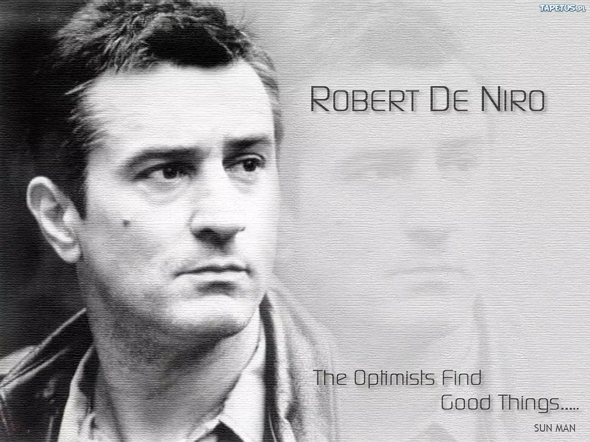 Robert De Niro,ciemne oczy