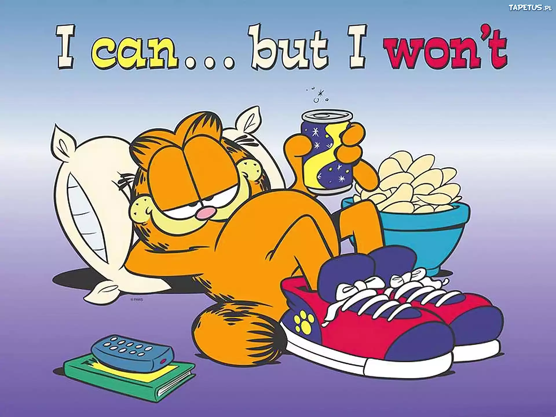 Odpoczywający, Garfield