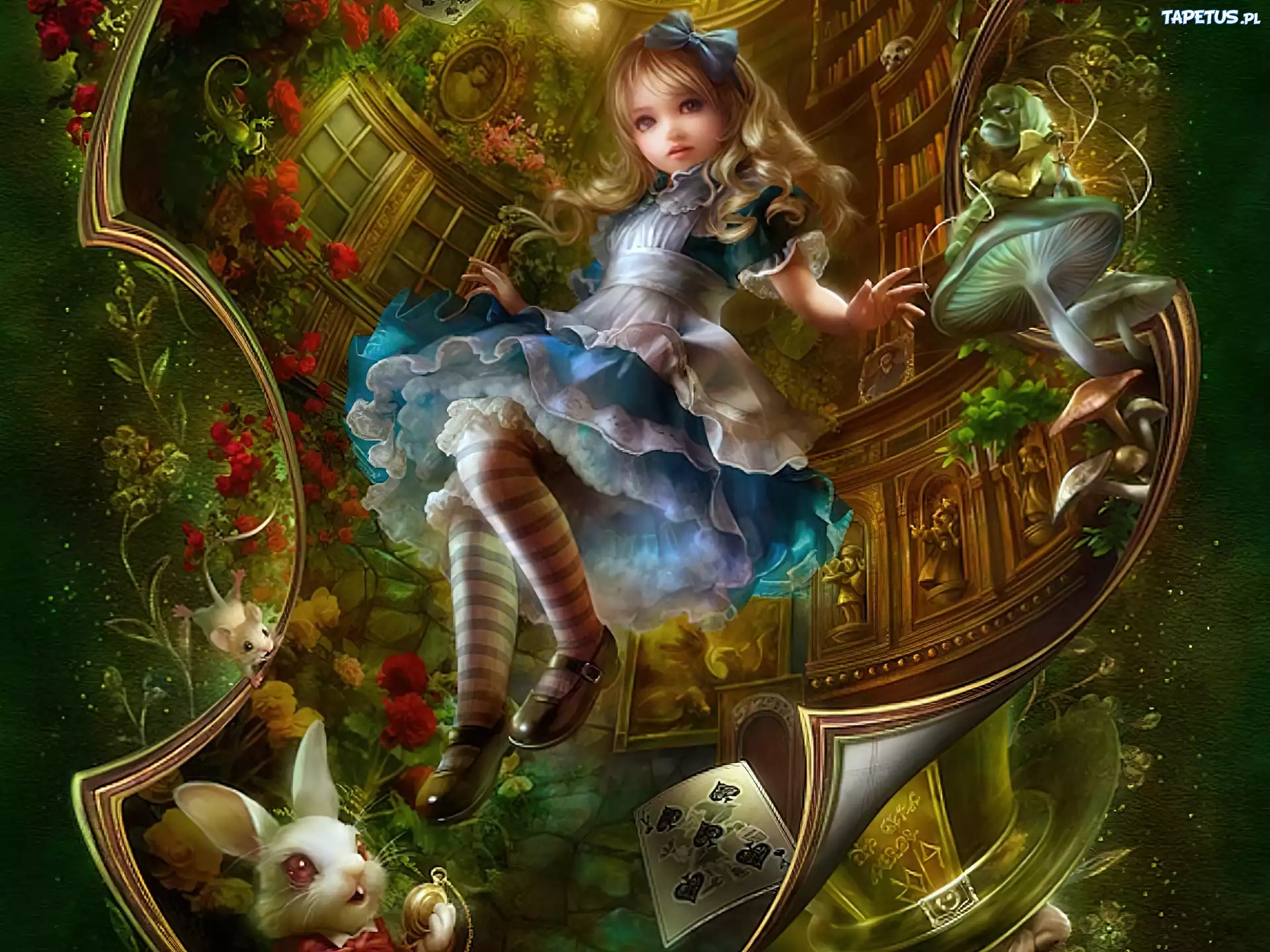 Dziewczynka, Królik, Magia
