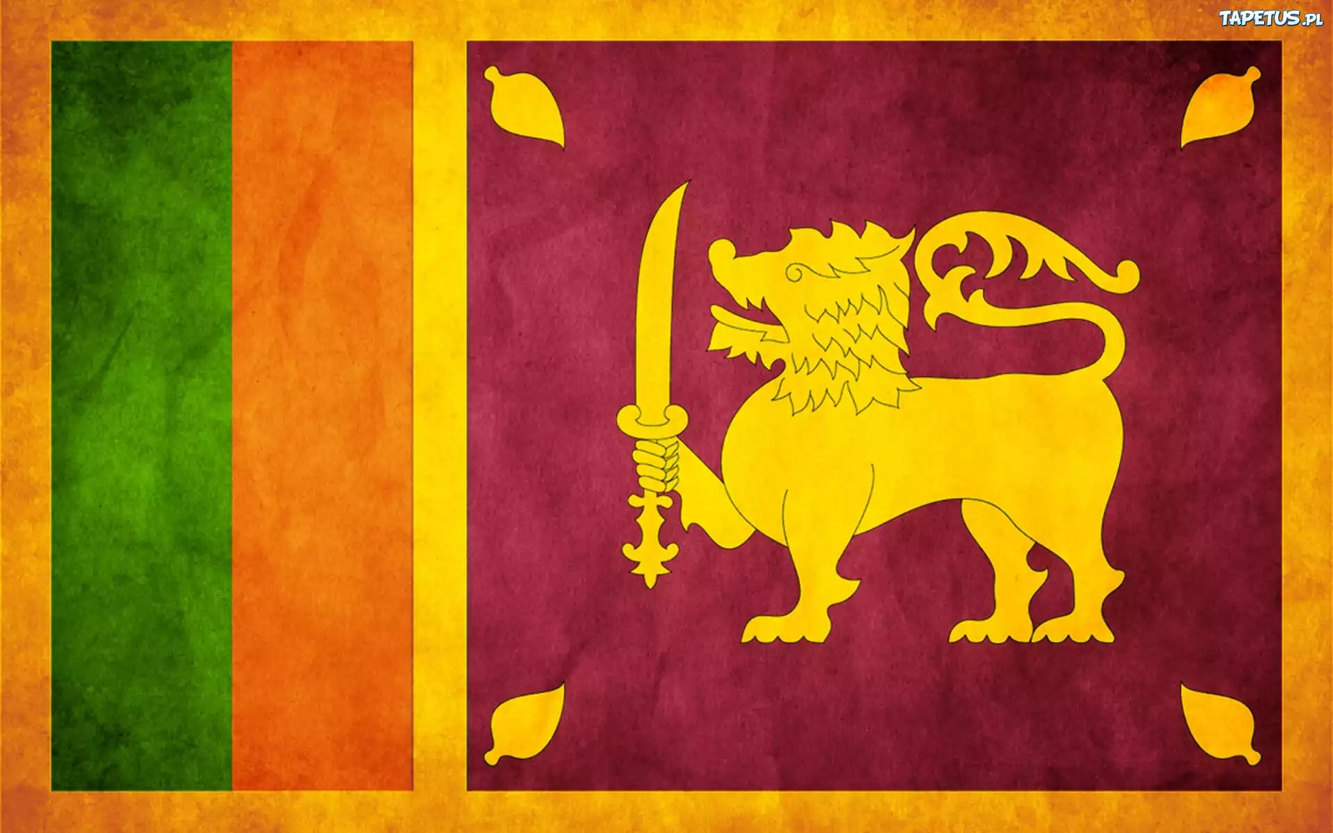 Flaga, Państwa, Sir Lanka