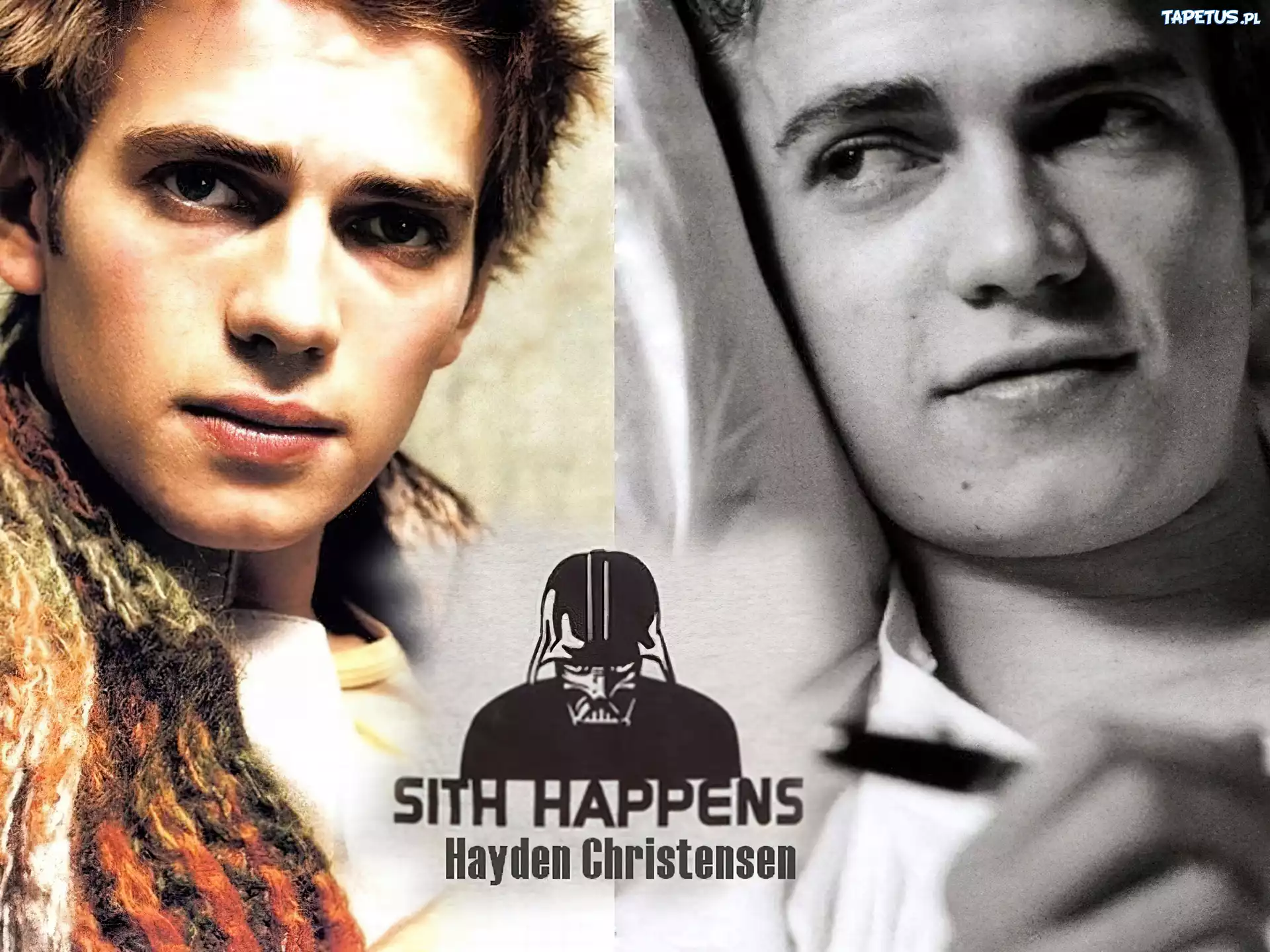 Hayden Christensen,twarz, blond włosy