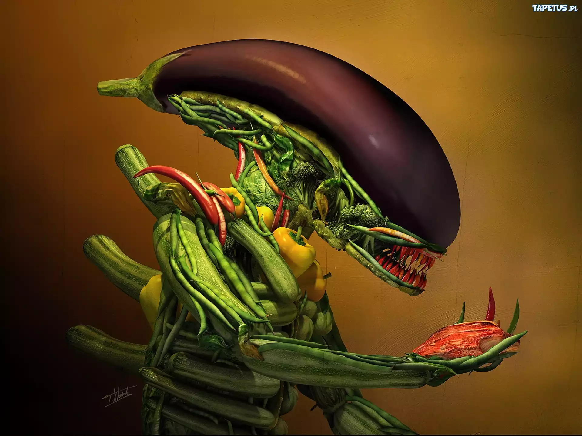 Warzywa, Alien