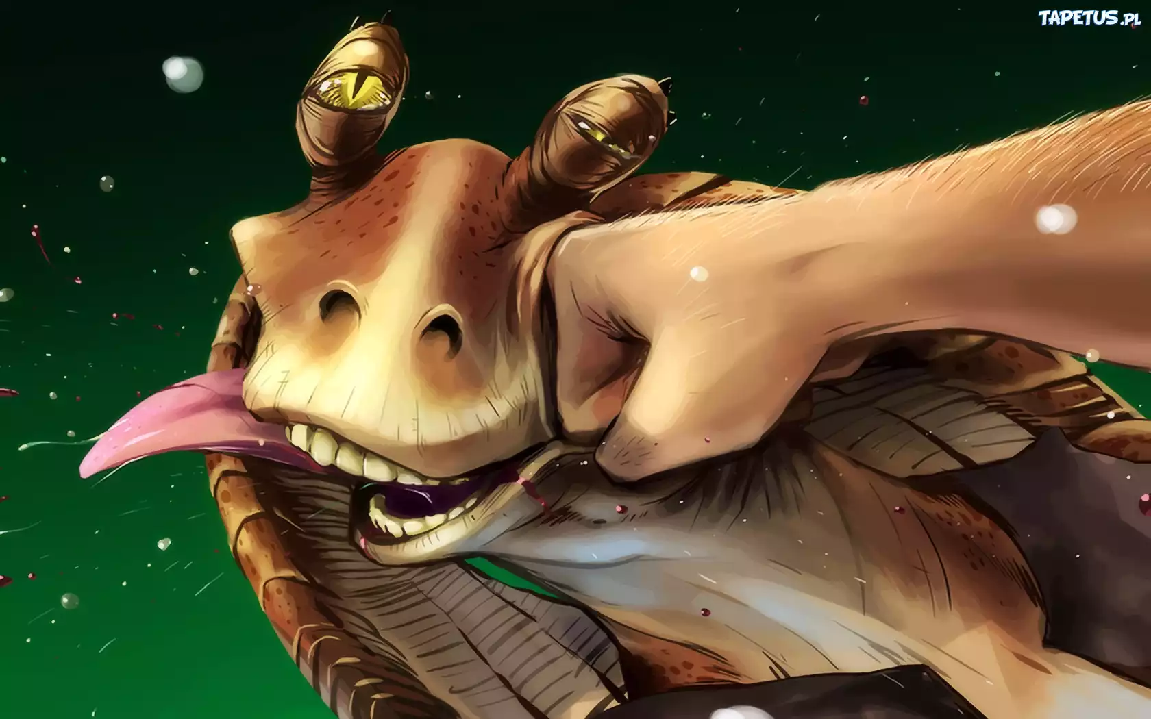 Jar Jar Binks, Pięść