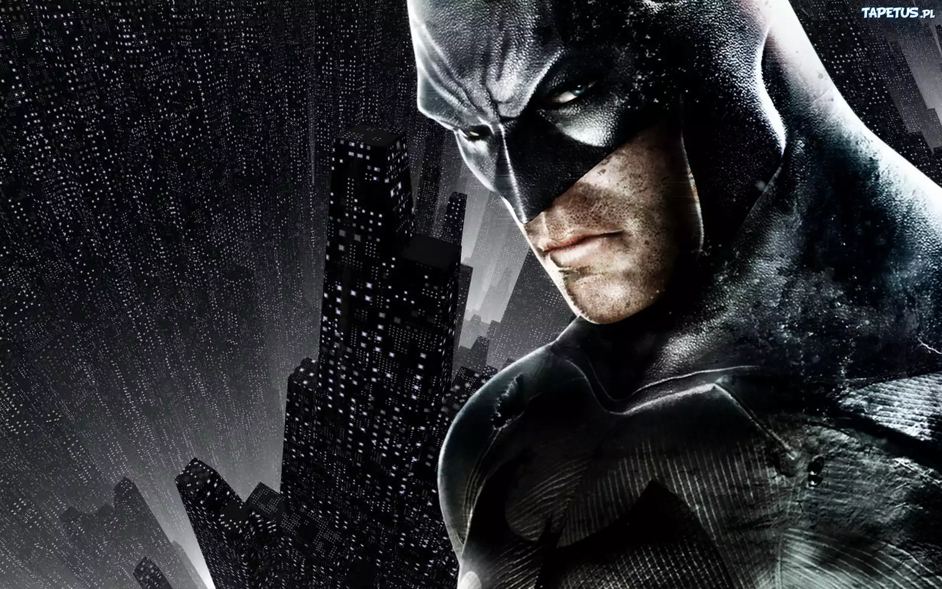 Grafika, Batman, Deszcz