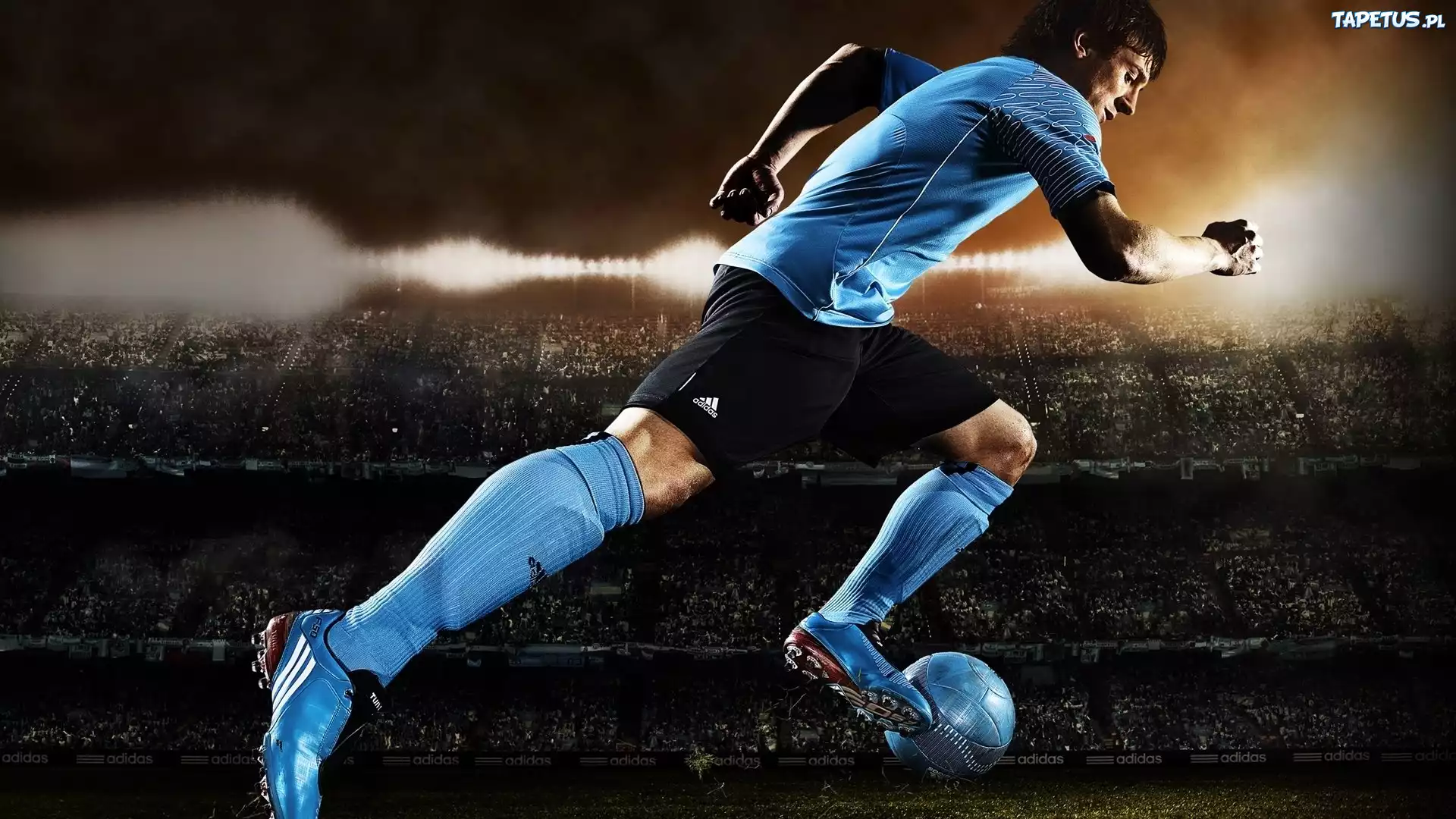 Piłkarz, Stadion, Reklama, Adidas