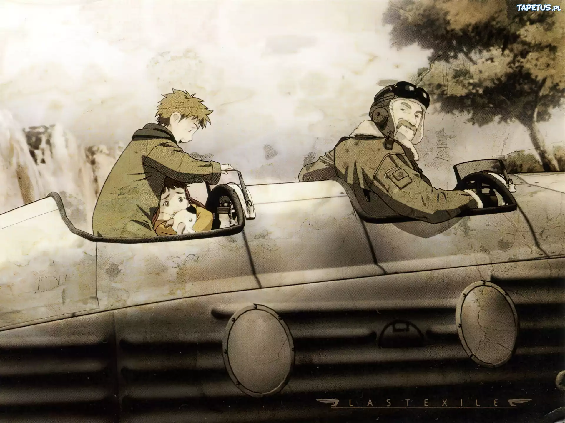 Last Exile, ludzie, samolot