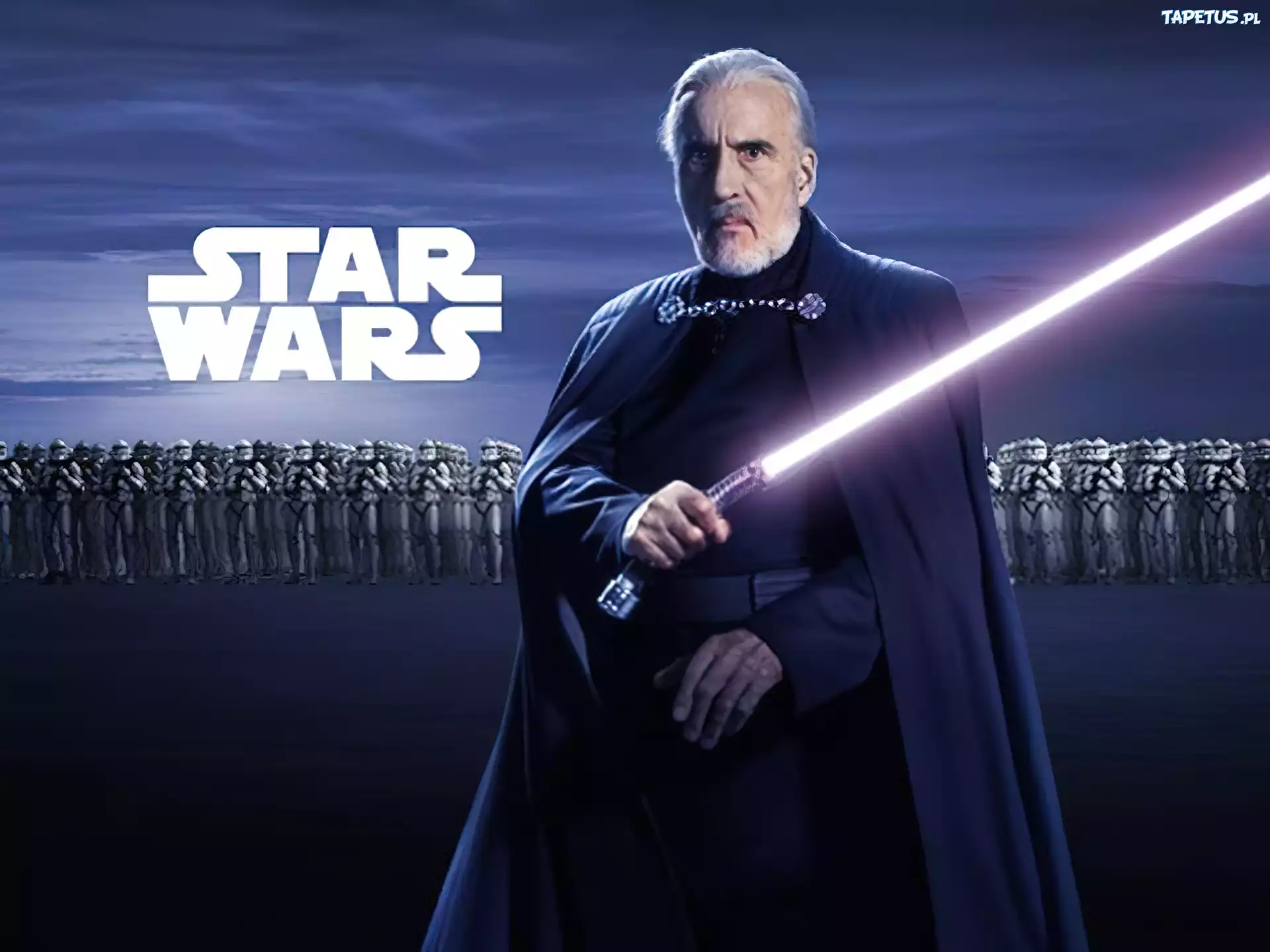 Star Wars, armia, laser, peleryna, starzec