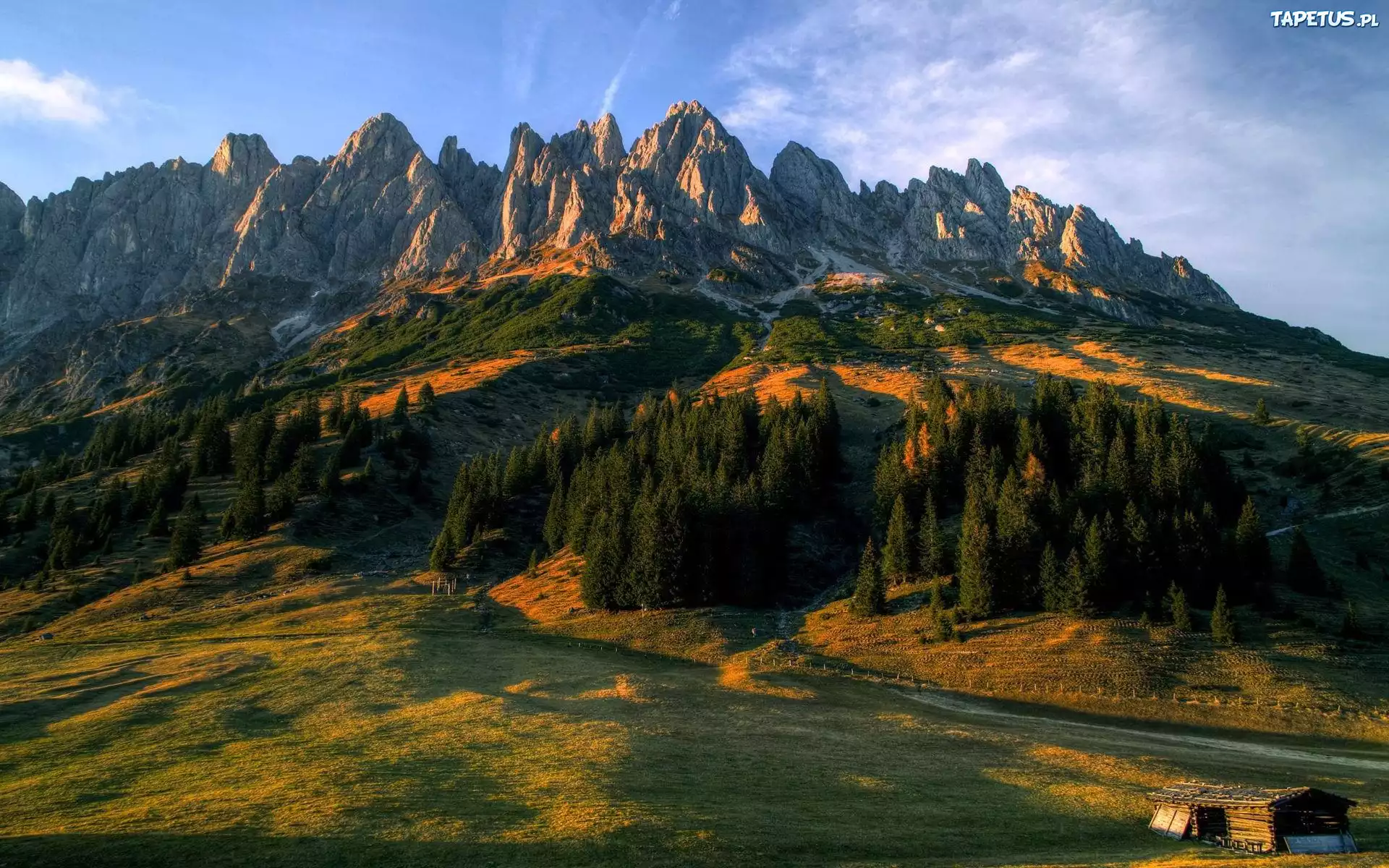 Zbocze, Trawa, Szczyty, Gór