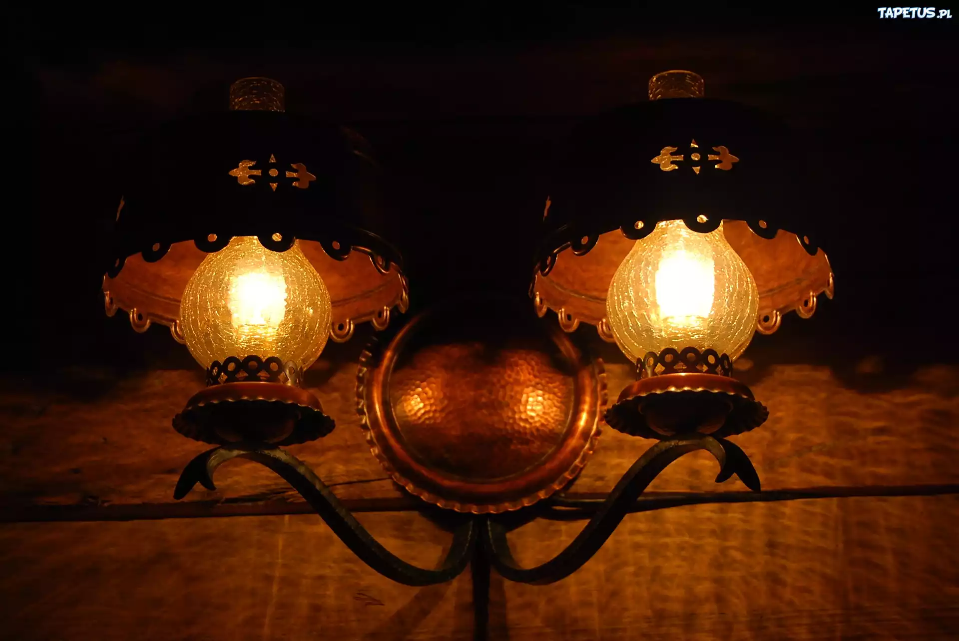 Kawiarnia, Retro, Lampa