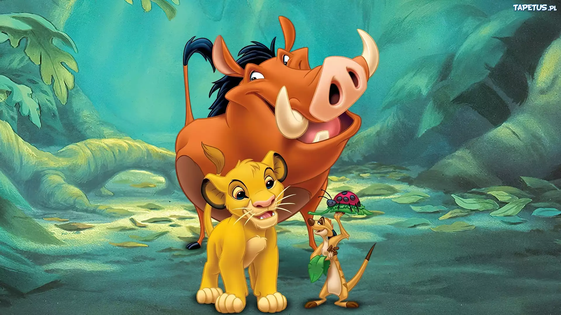 Król Lew, Simba, Pumba, Timon