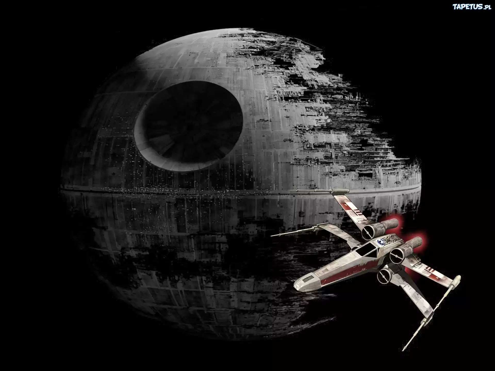 Star Wars, statek, kosmiczny, kula