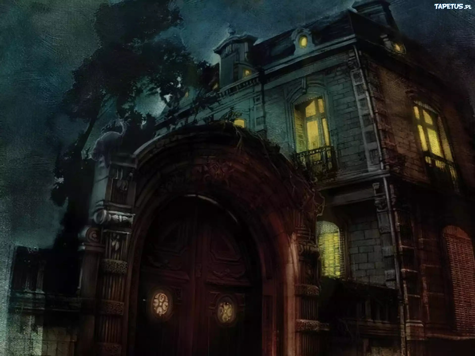 Halloween,straszny dom