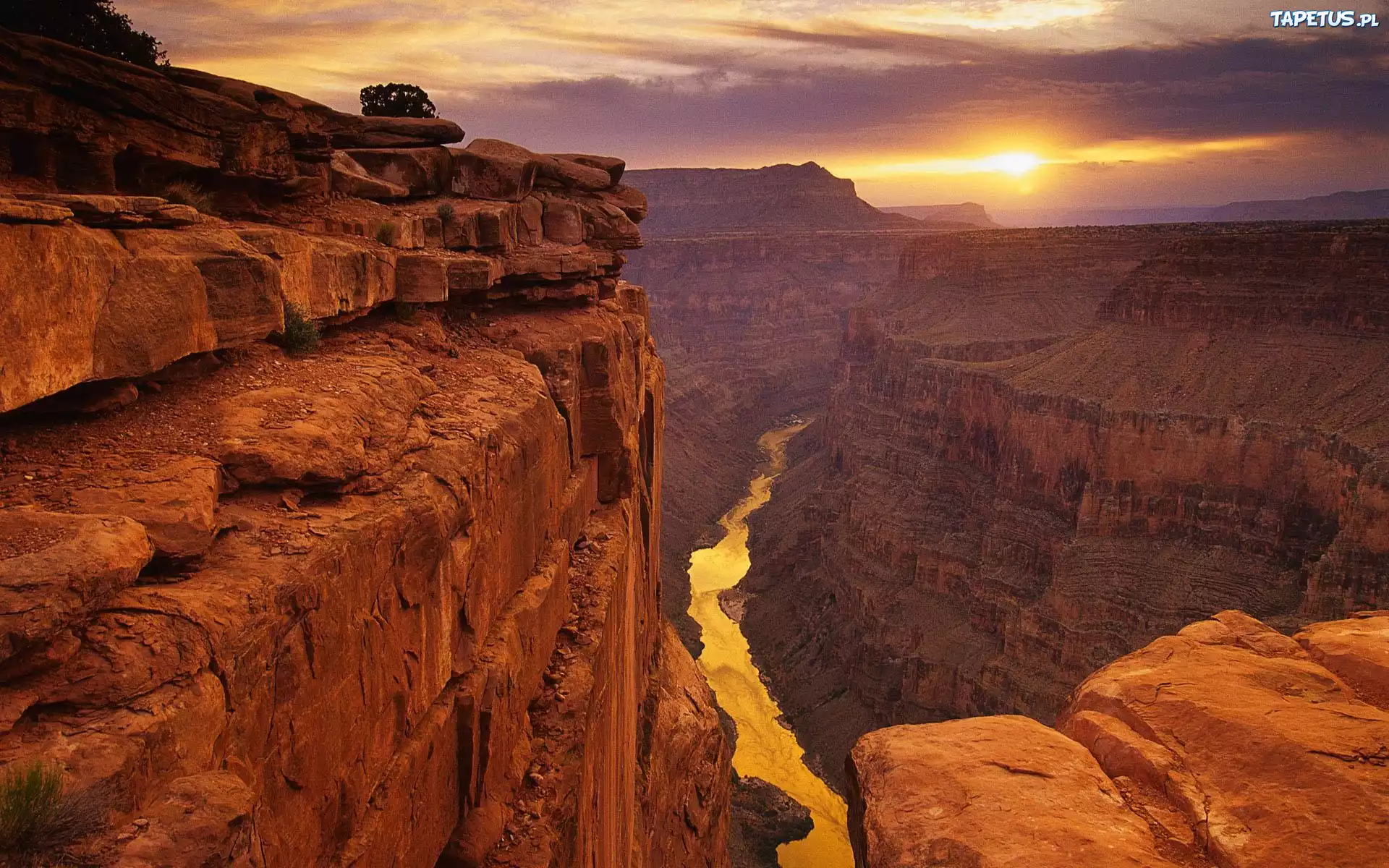 природа река Колорадо США каньон grand canyon скачать