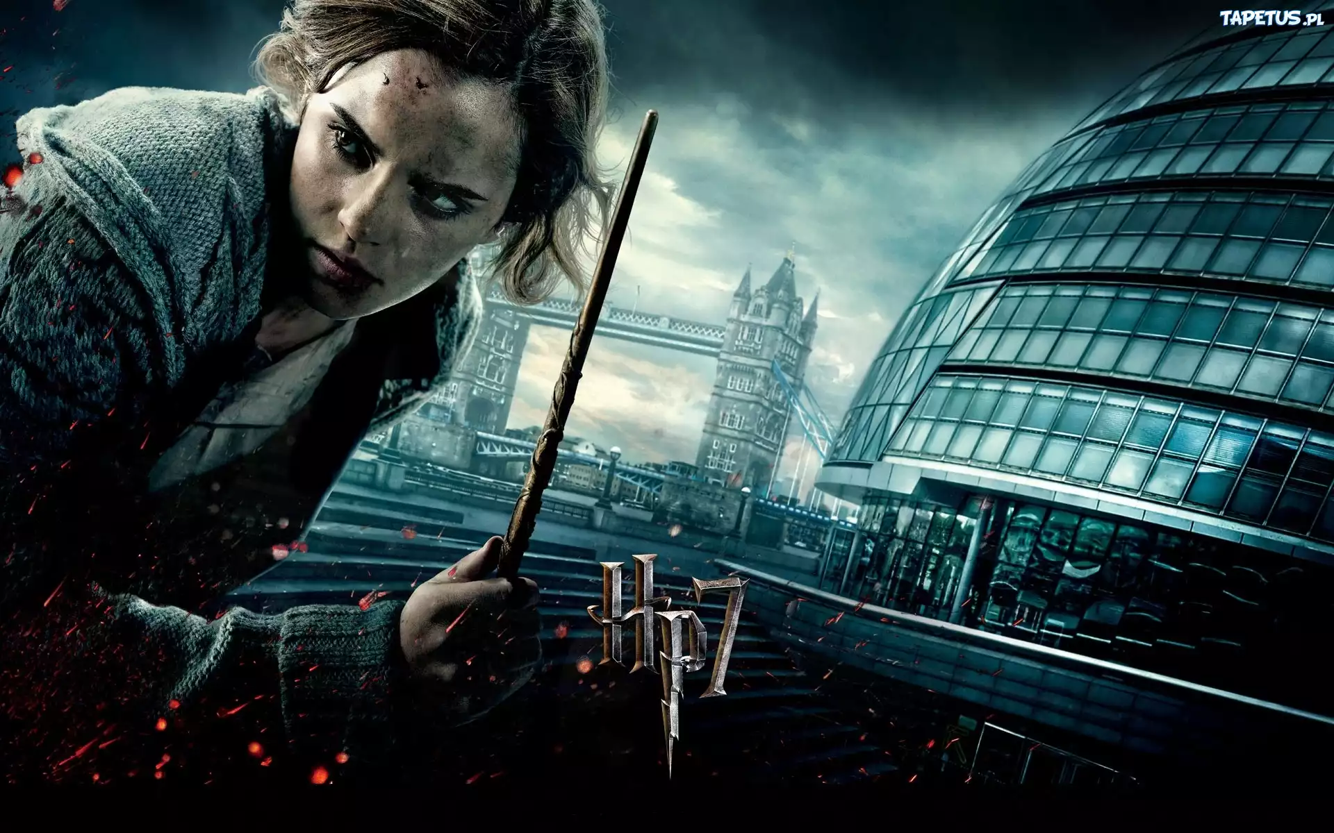 Emma Watson, Harry Potter, Londyn, Różdżka