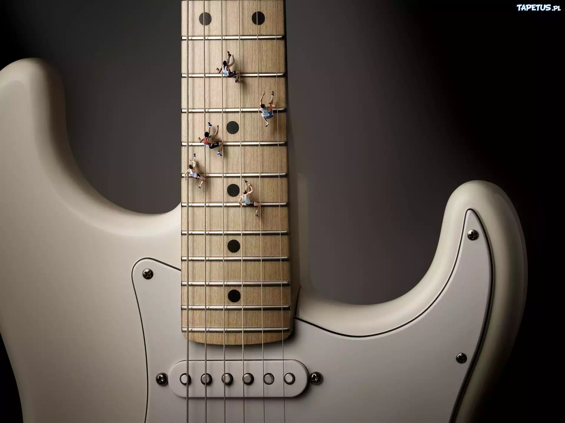 Gitara, Elektryczna, Bieg, Przez, Progi