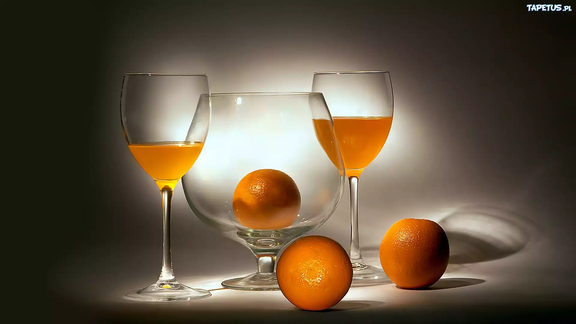 Pomarańcze, Lampki, Sok
