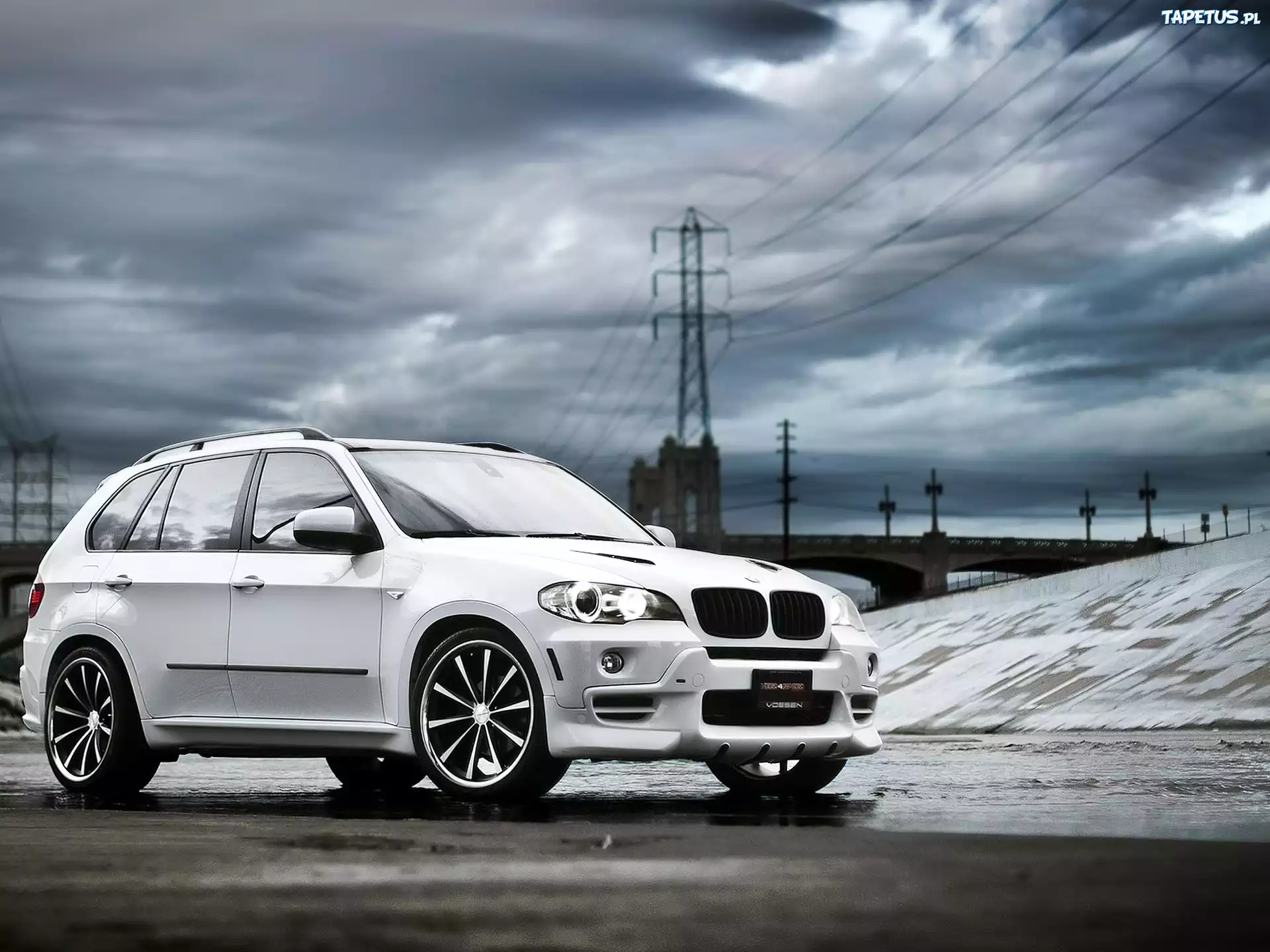 Białe, Bmw X5, Tuning