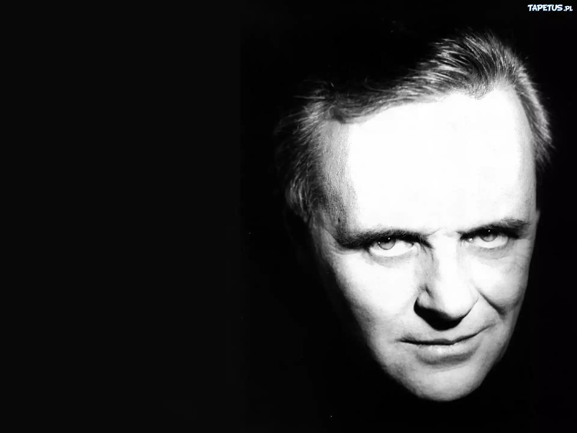 Anthony Hopkins,twarz, siwe, włosy