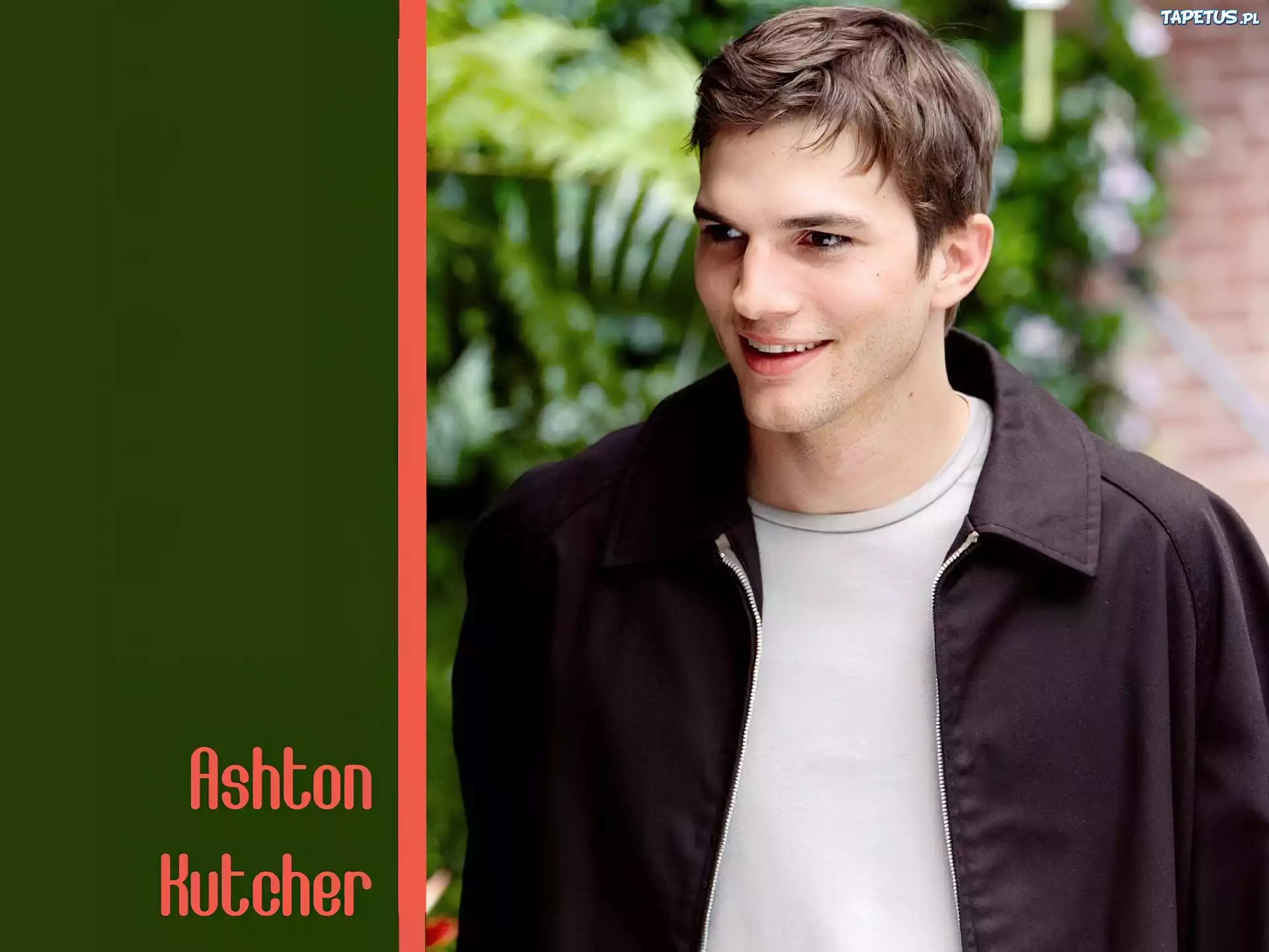 Ashton Kutcher,krótkie, włosy