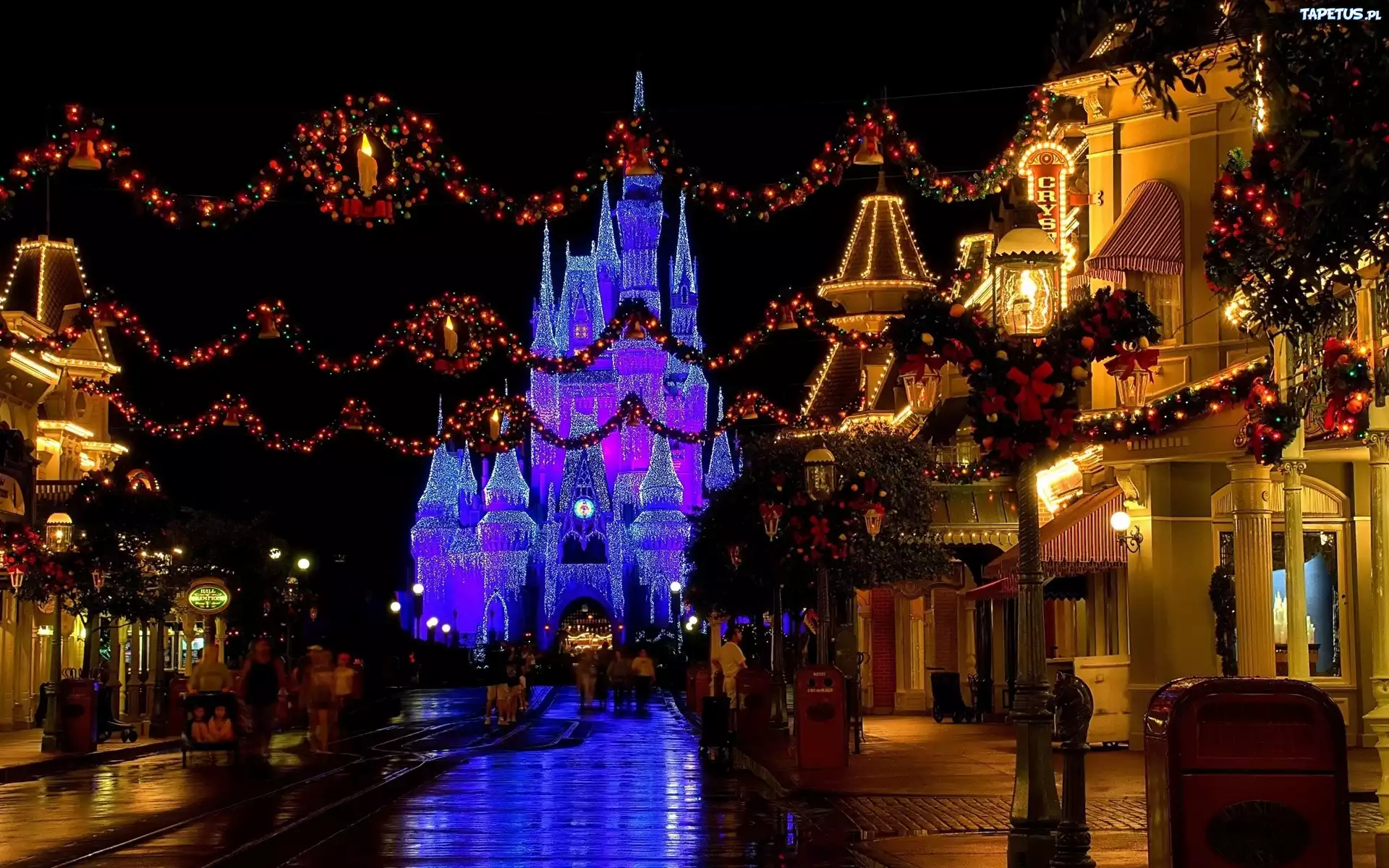Park, Rozrywki, Disneyland, Pałac
