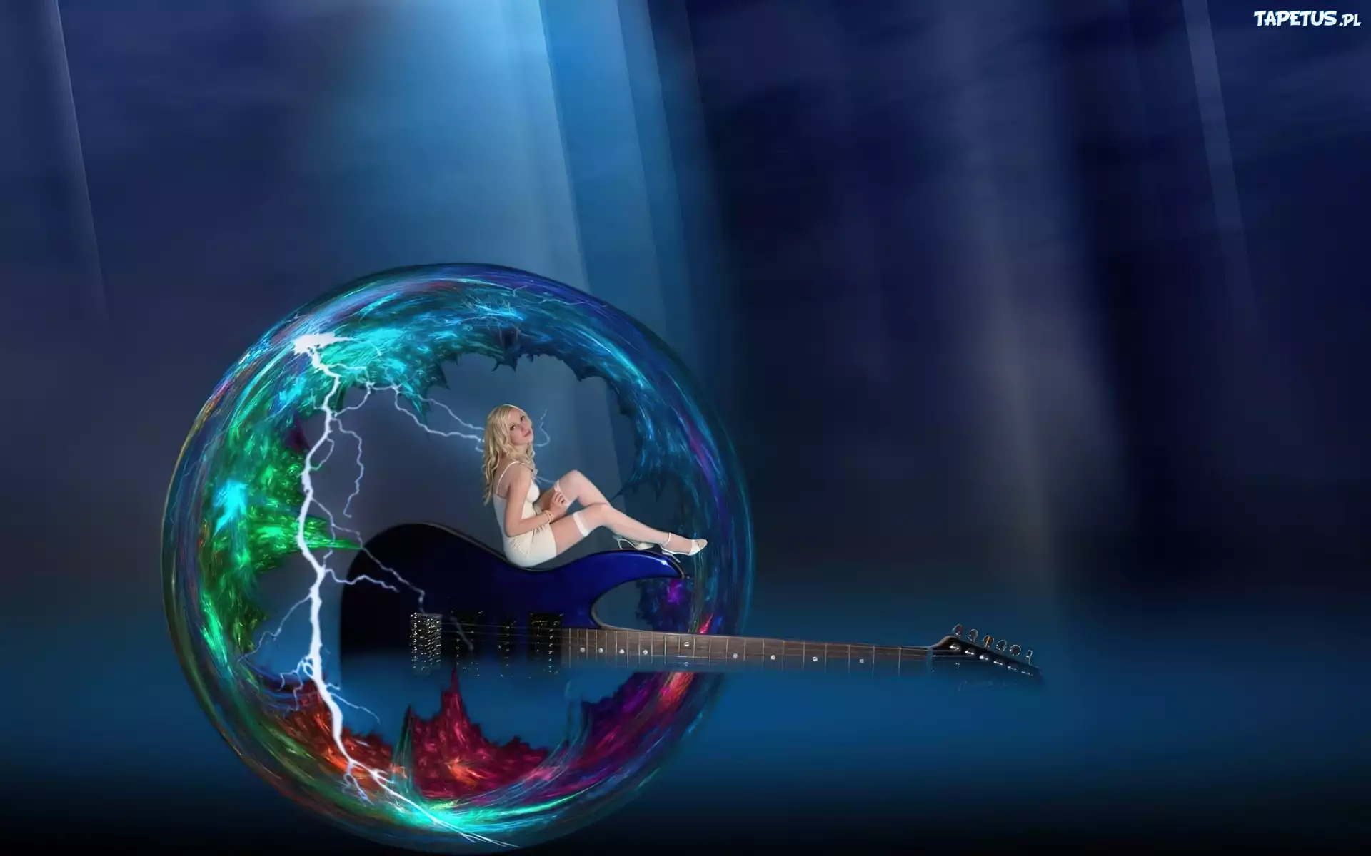 Dziewczyna, Gitara, Kula