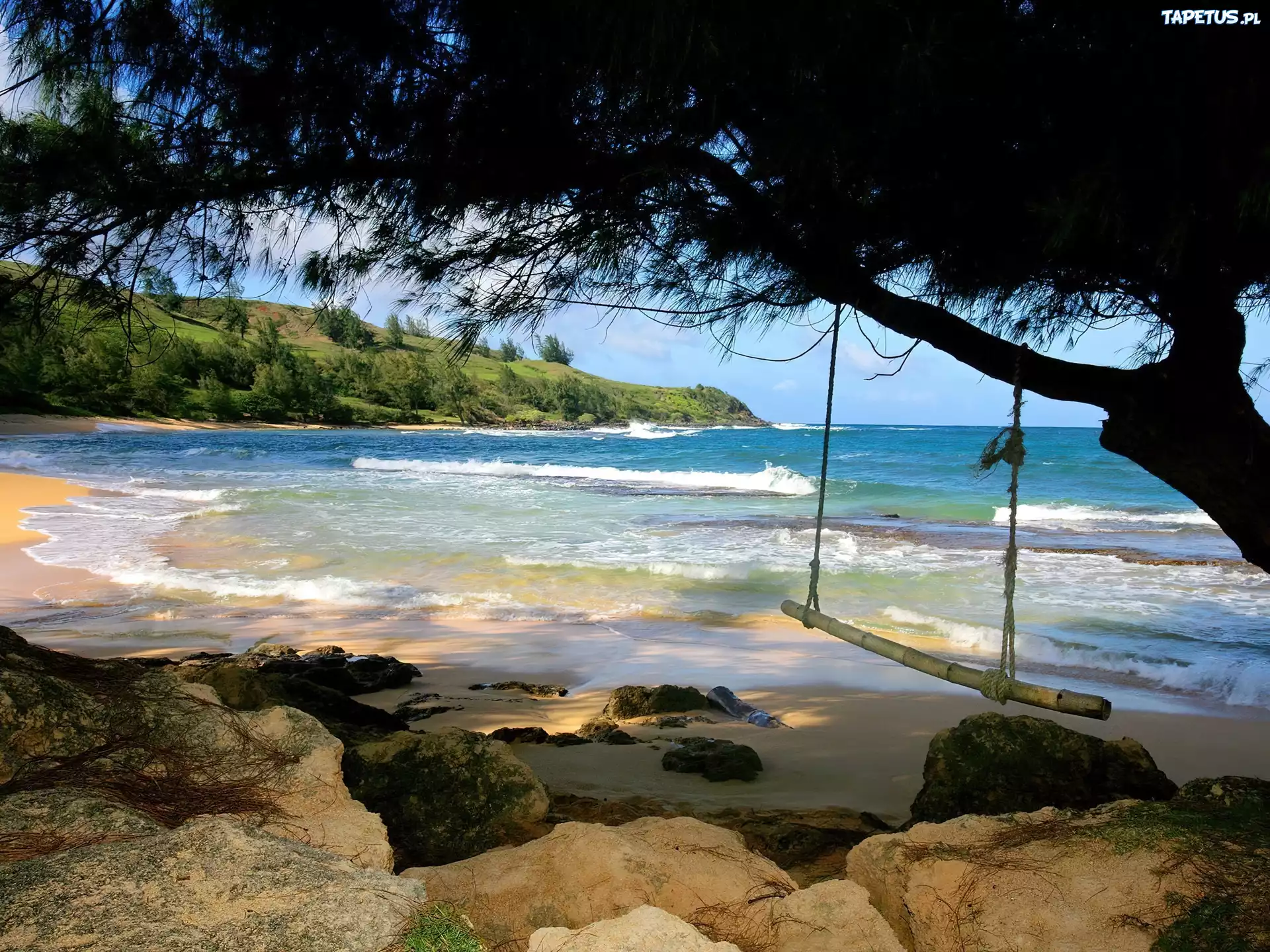 Ocean, Wyspa, Plaża