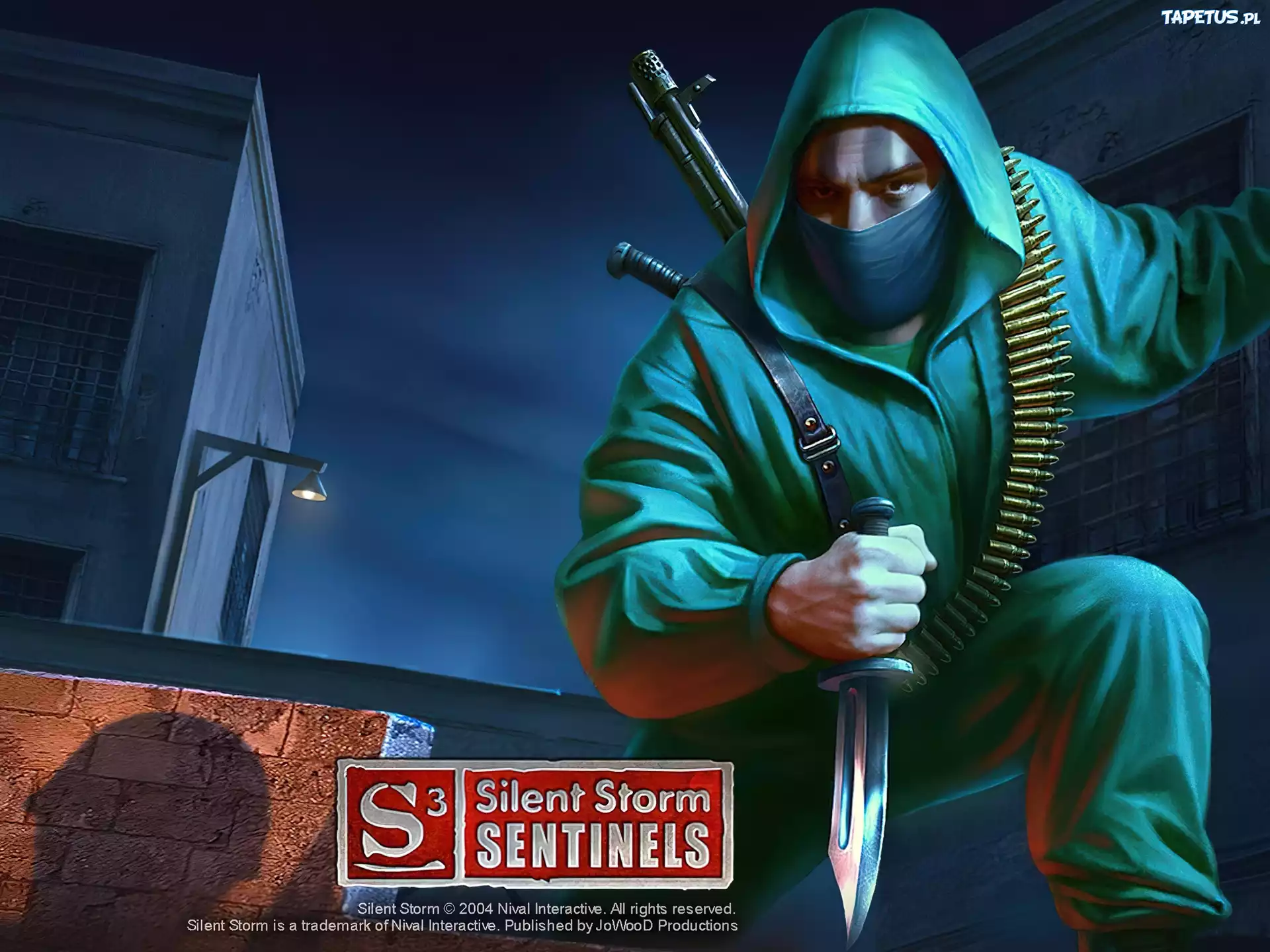 naboje, nóż, postać, mężczyzna, Silent Storm Sentinels