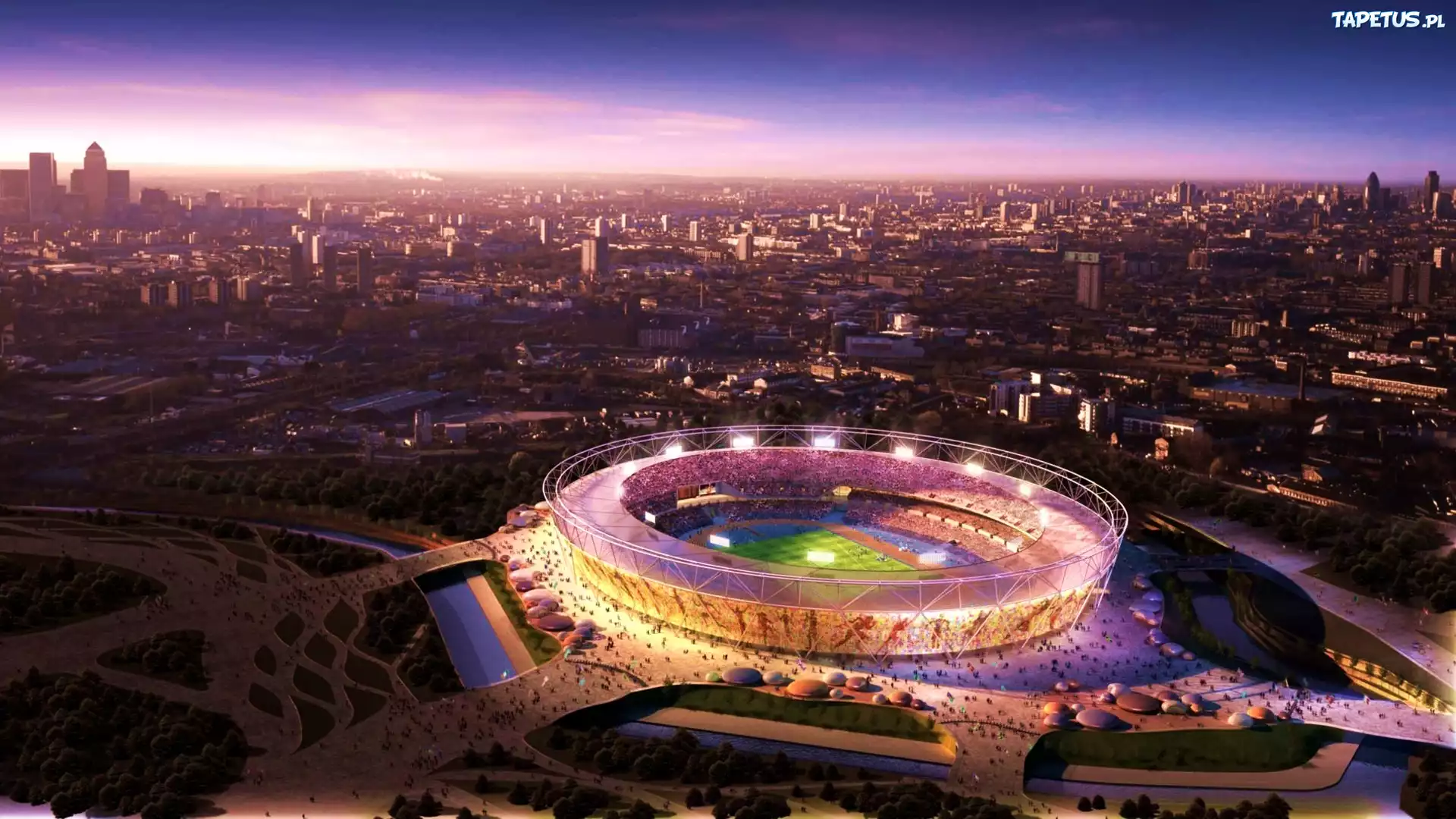 Panorama, Miasta, Stadion