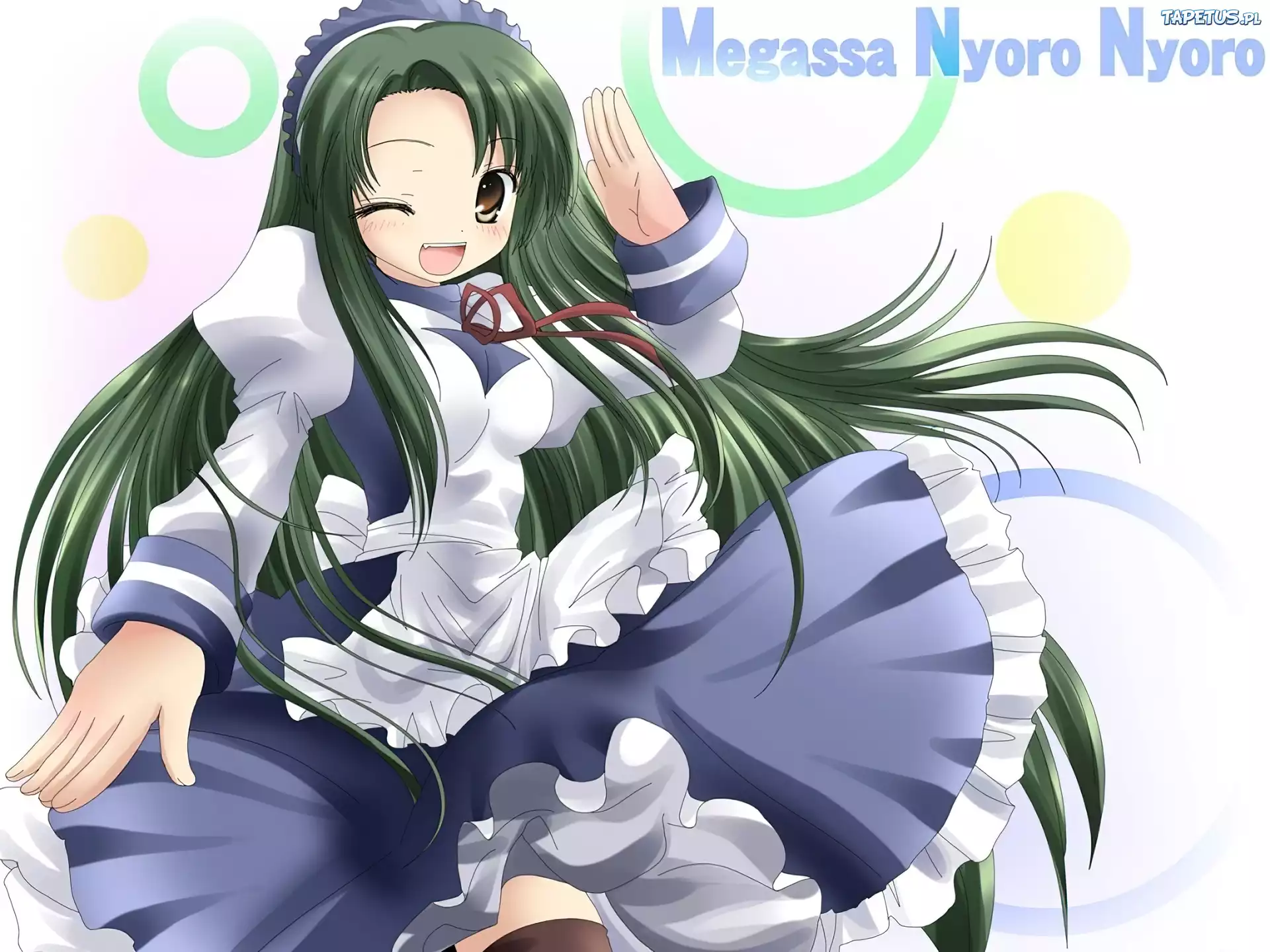 Suzumiya Haruhi No Yuuutsu, Megassa Nyoro Nyoro, biały fartuszek
