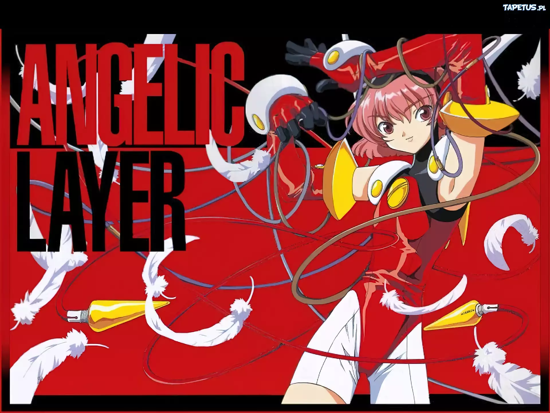 Angelic Layer, napisy, pióra, postać