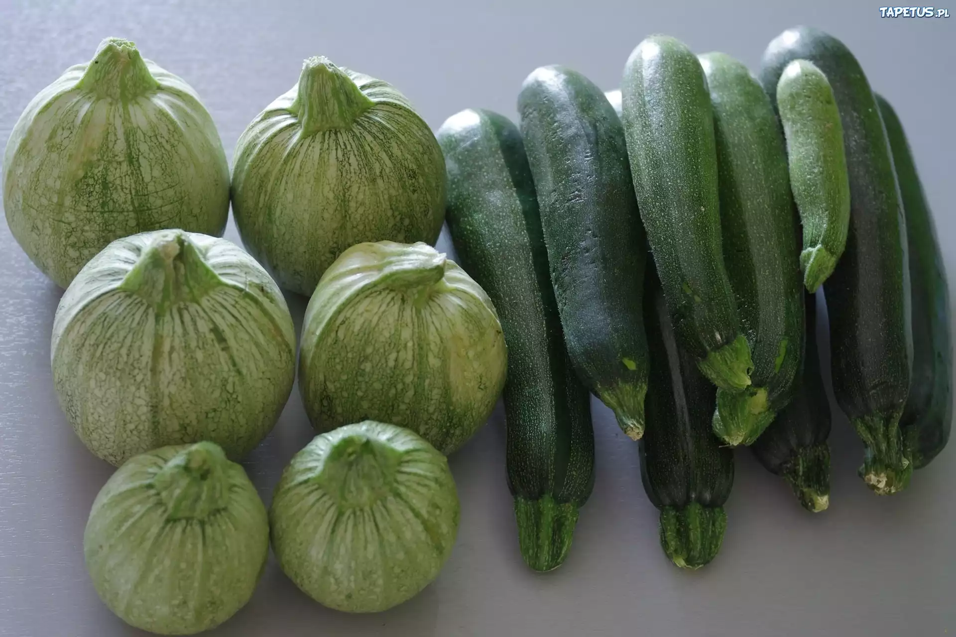 Zielone, Cukinie, Kabaczki