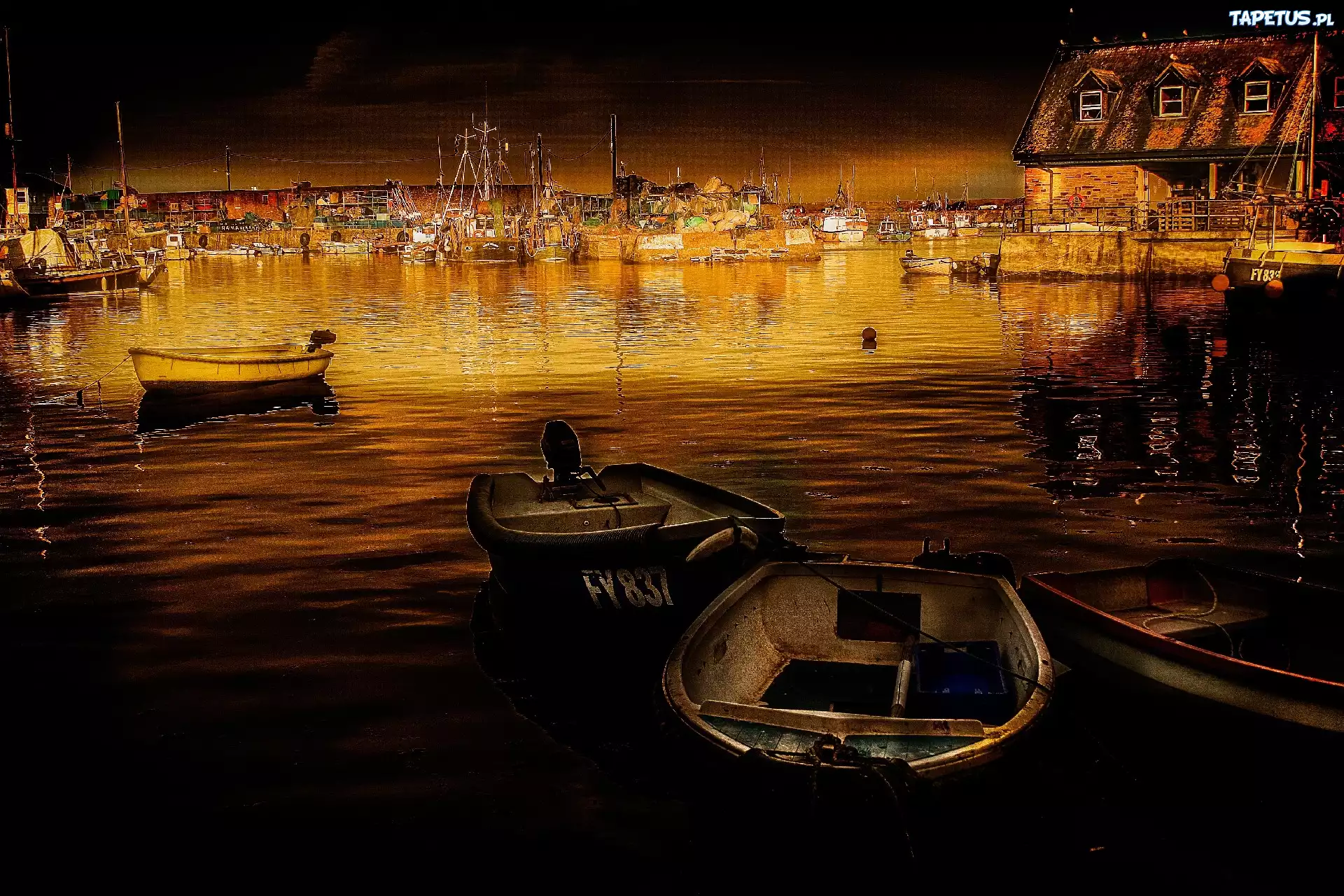 Łodzie, Jachty, Port, Morze