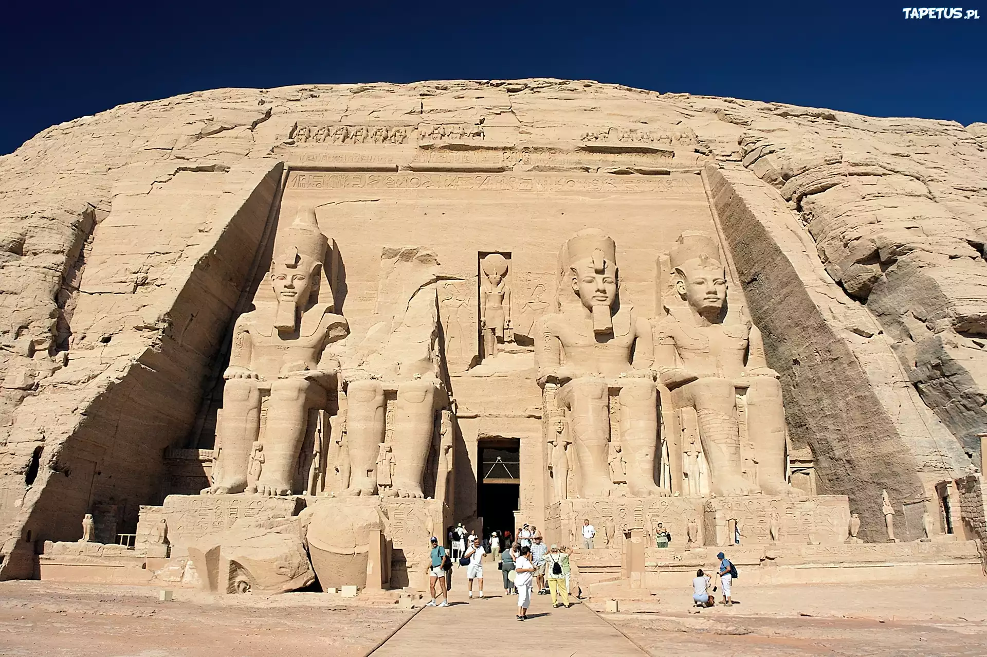 Egipt, Abu Simbel, Świątynia, Ramzesa