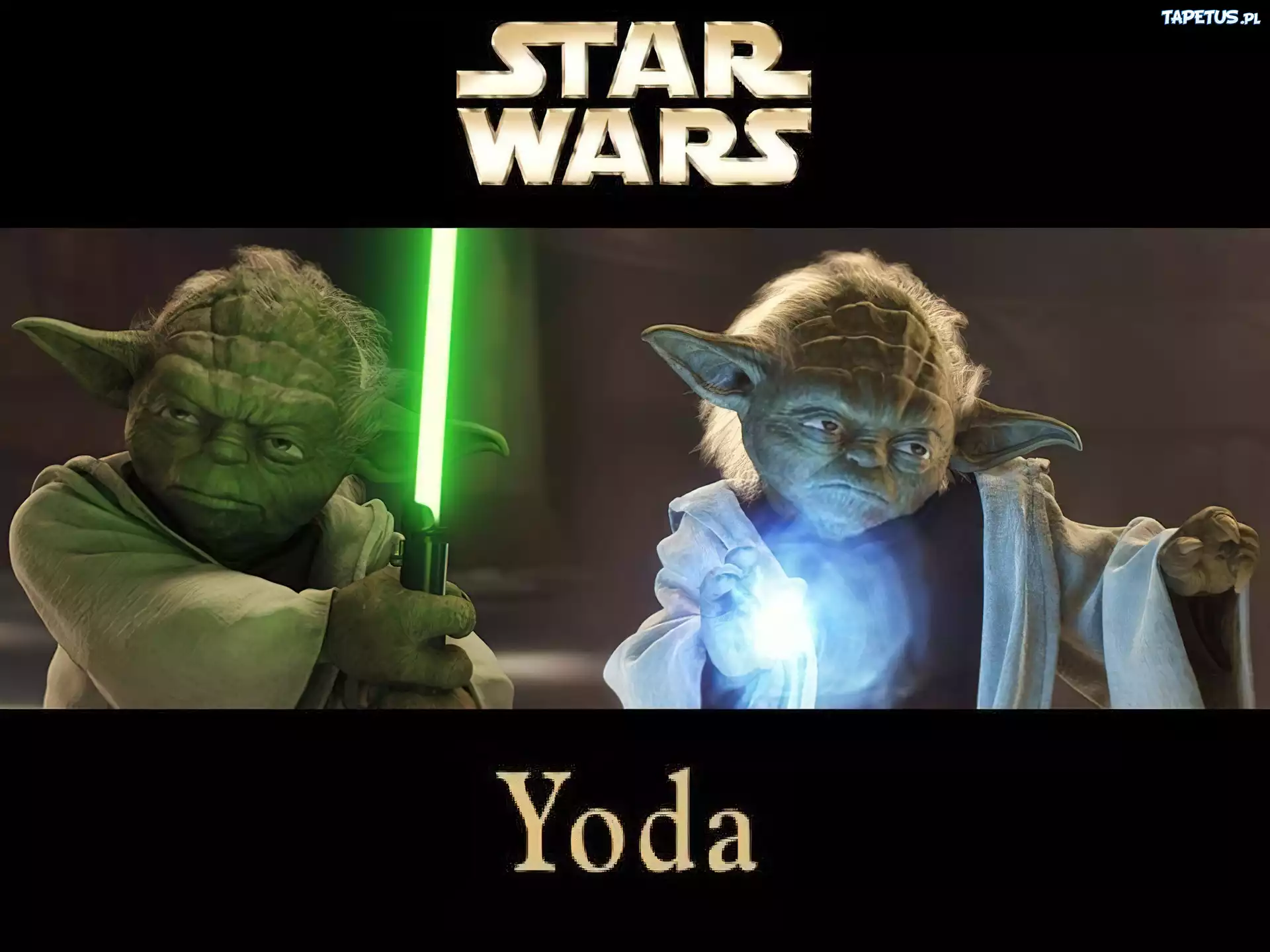 mistrz Yoda, Star Wars, postacie, logo