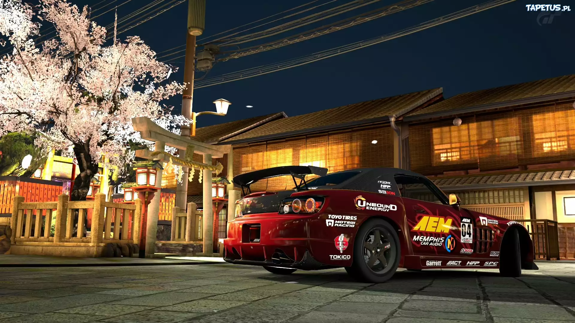 Honda S2000, Tuning AEM, Gran Turismo5, Gion, Kioto