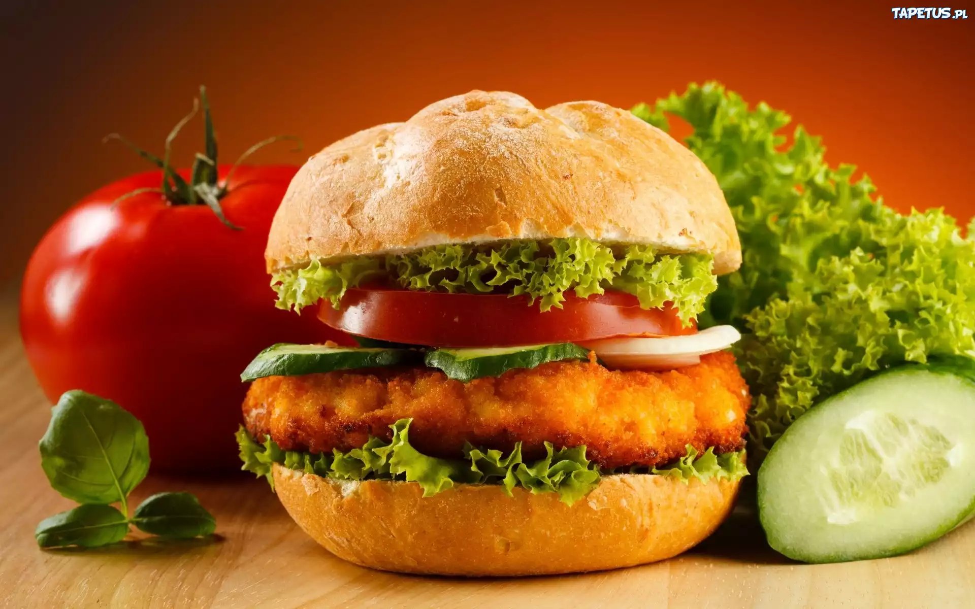 Hamburger, Warzywa