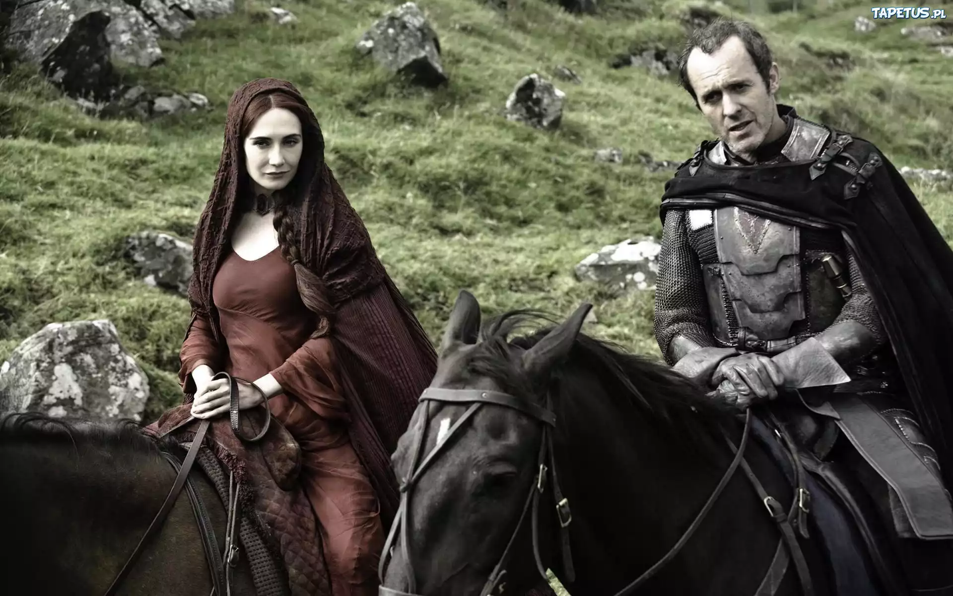 Gra O Tron, Stannis, Melisandre, Stephen Dillane, Carice Van Houten