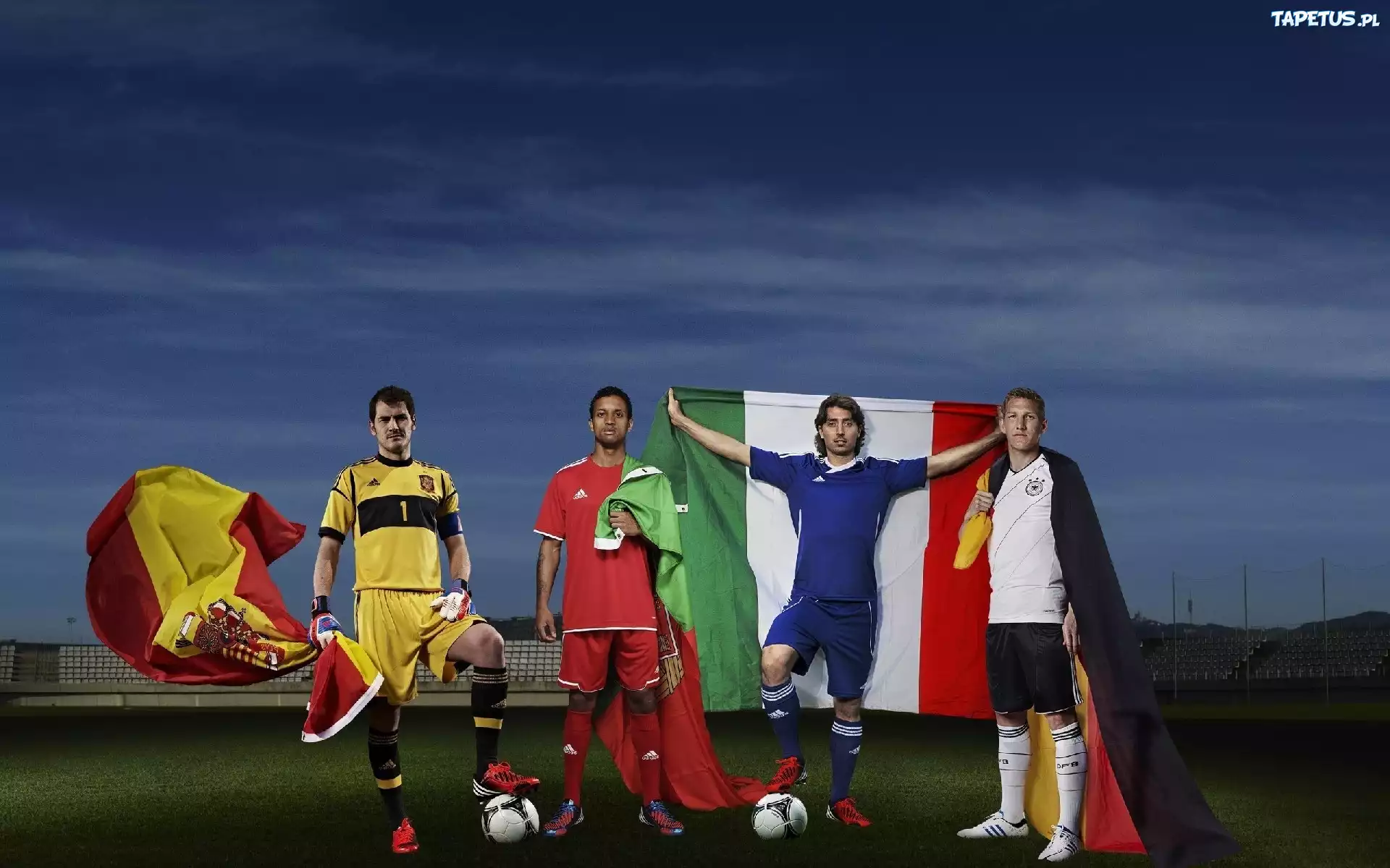 Euro 2012, Hiszpania, Włochy, Niemcy, Portugalia