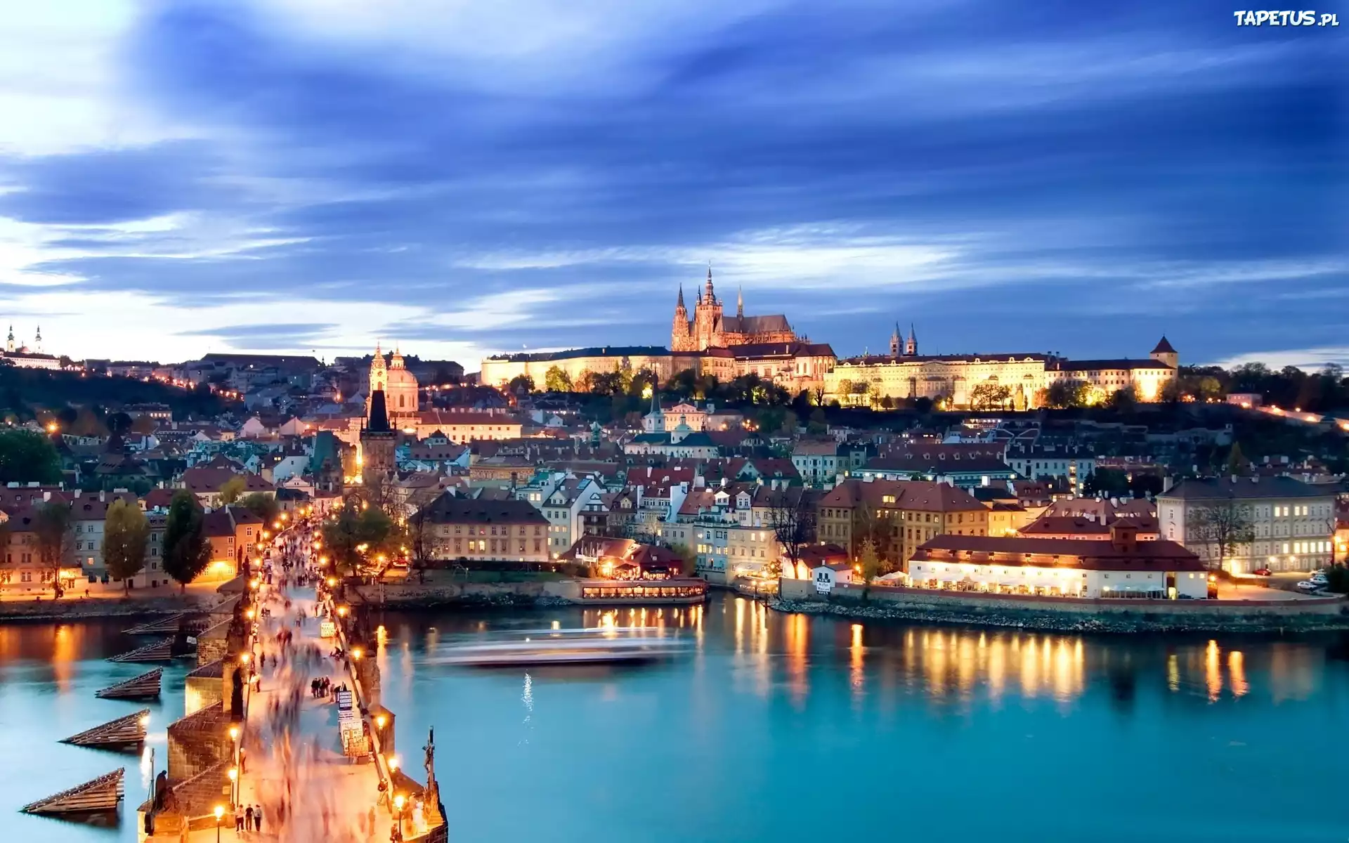 Praga, Zamek, Praski, Most, Karola
