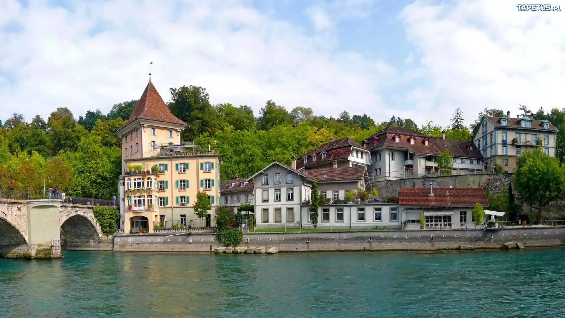 Panorama, Miasta, Untertorbruck, Szwajcaria