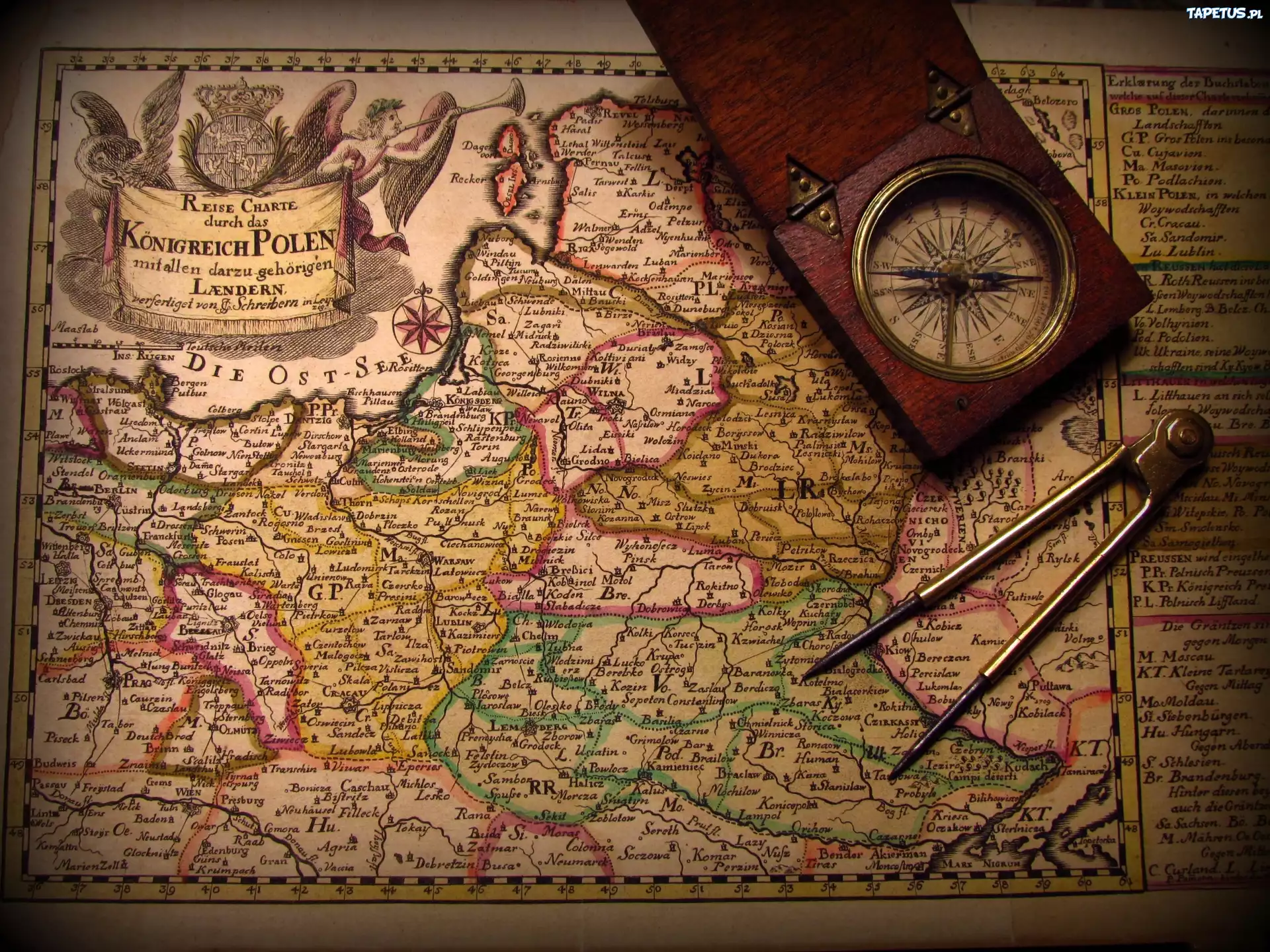 Mapa, Polska