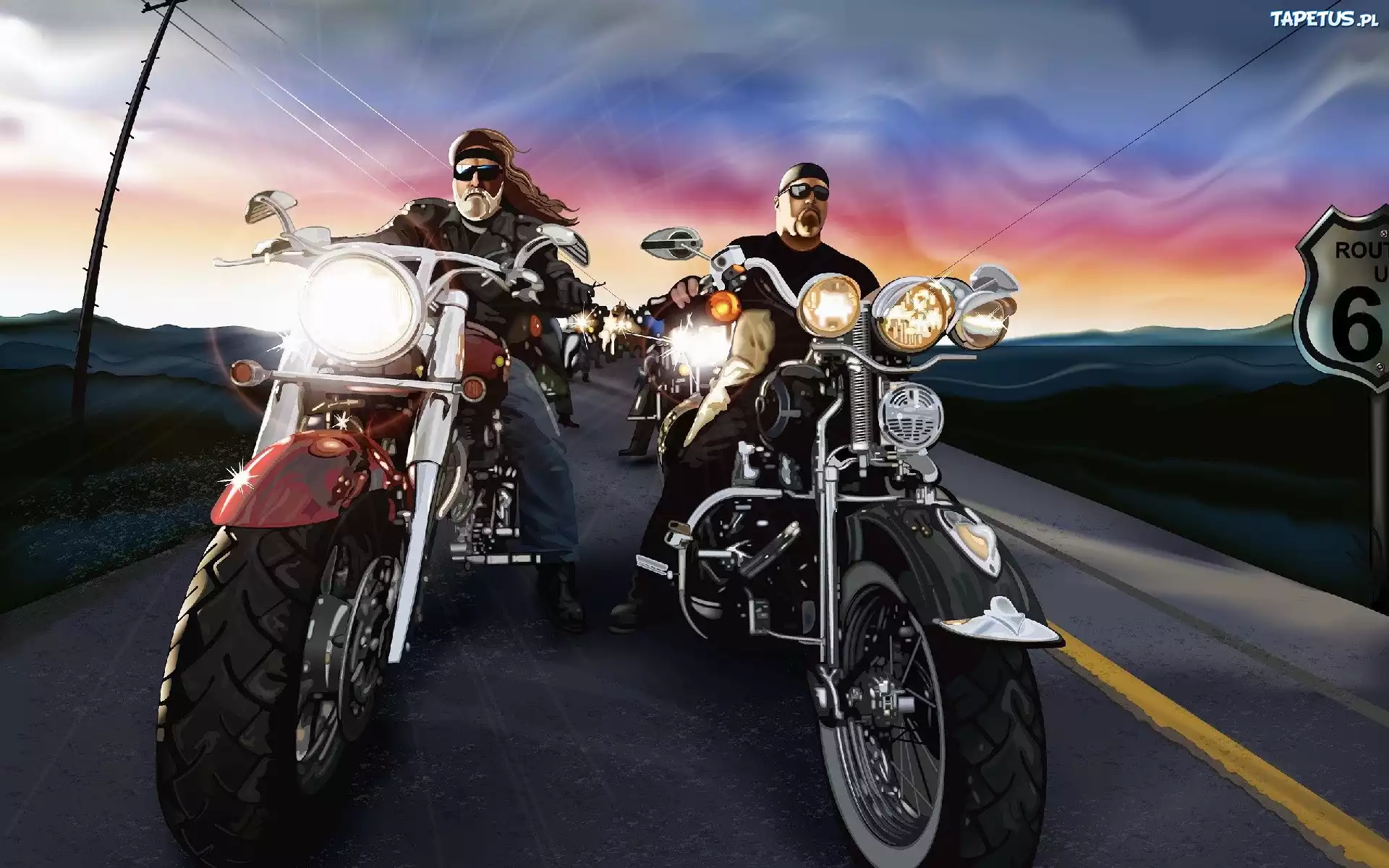 Motory, Koła, Światła