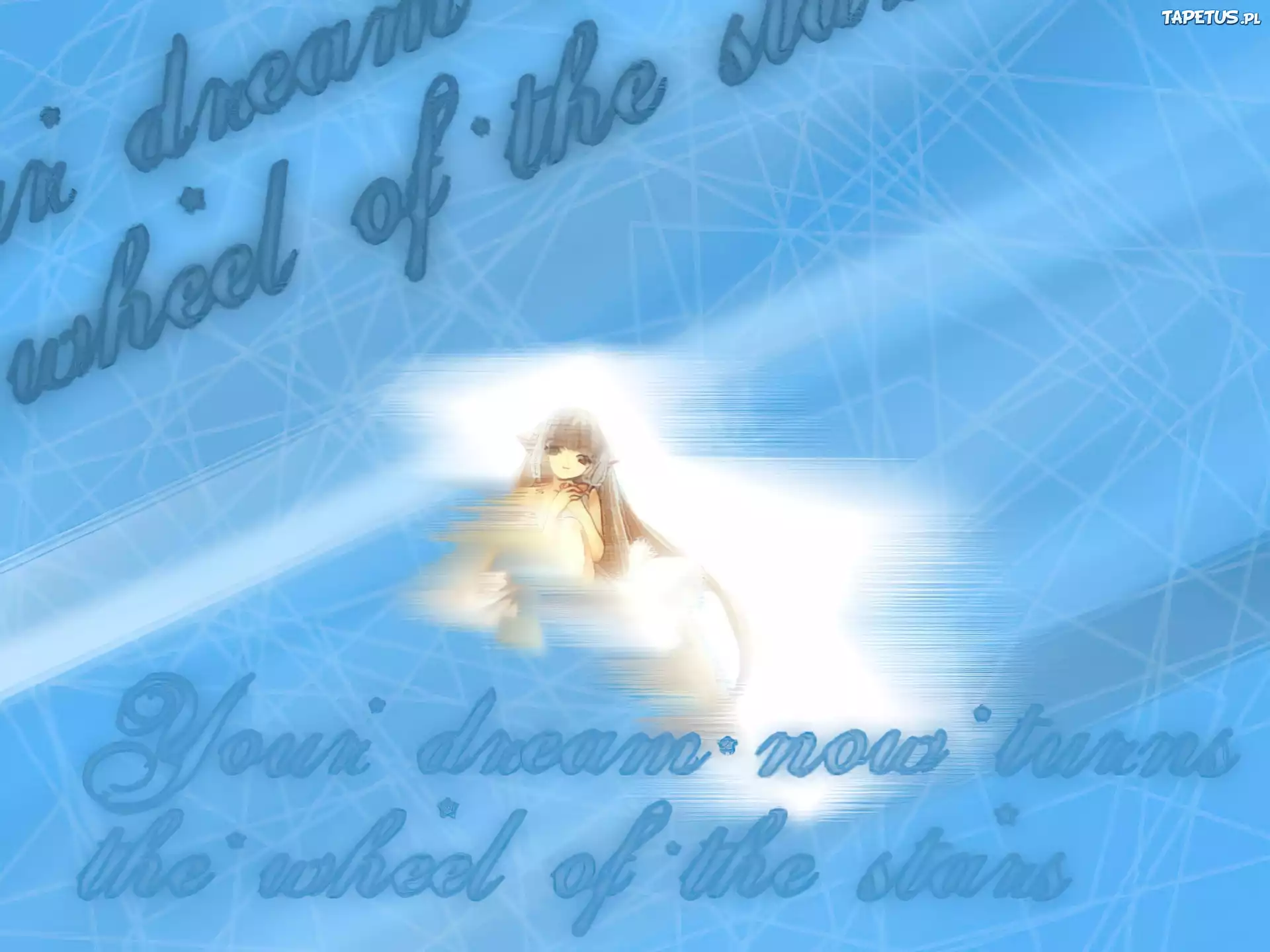 Chobits, dziewczyna, napisy