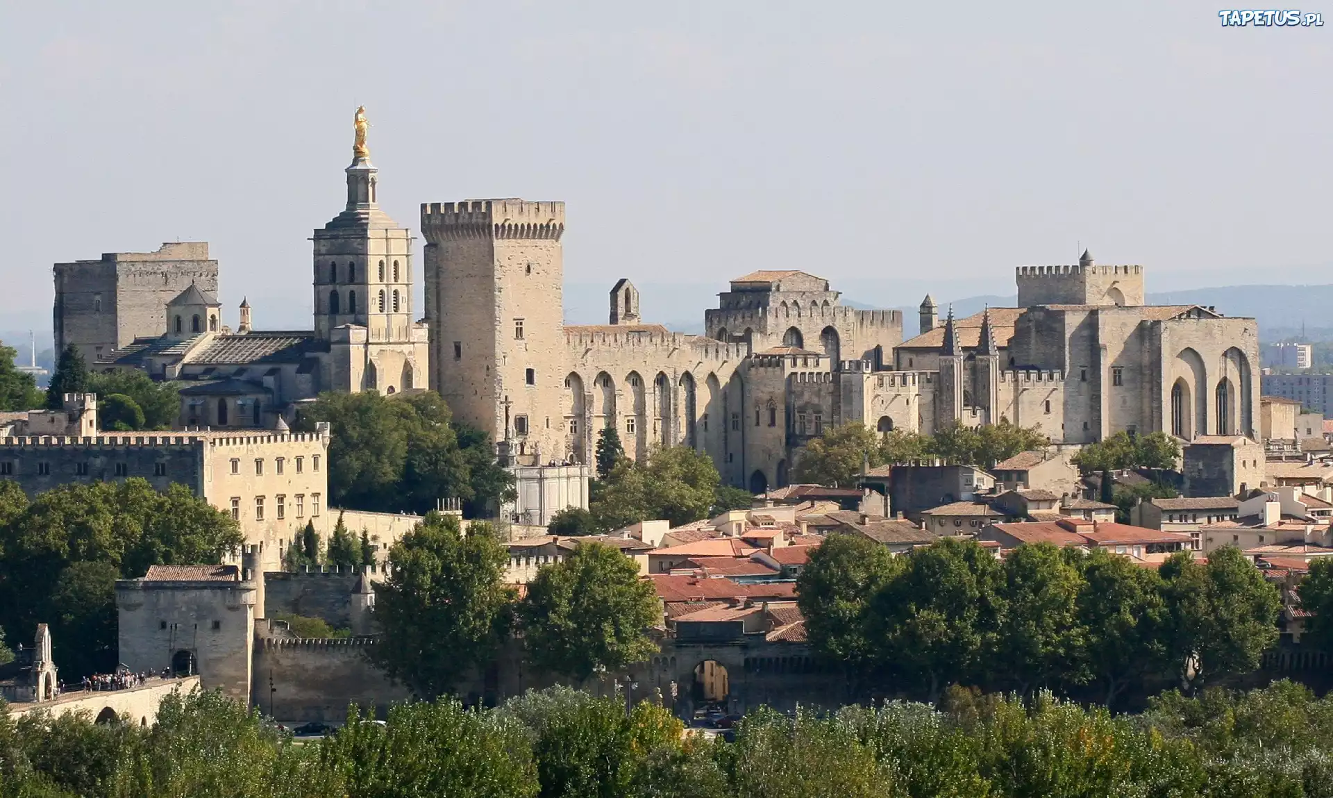 Awinion, Pałac, Papieski, Miasto, Francja