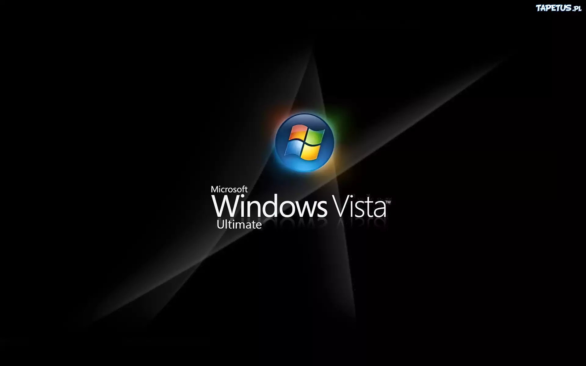 Windows, Vista, Czerń, Logo